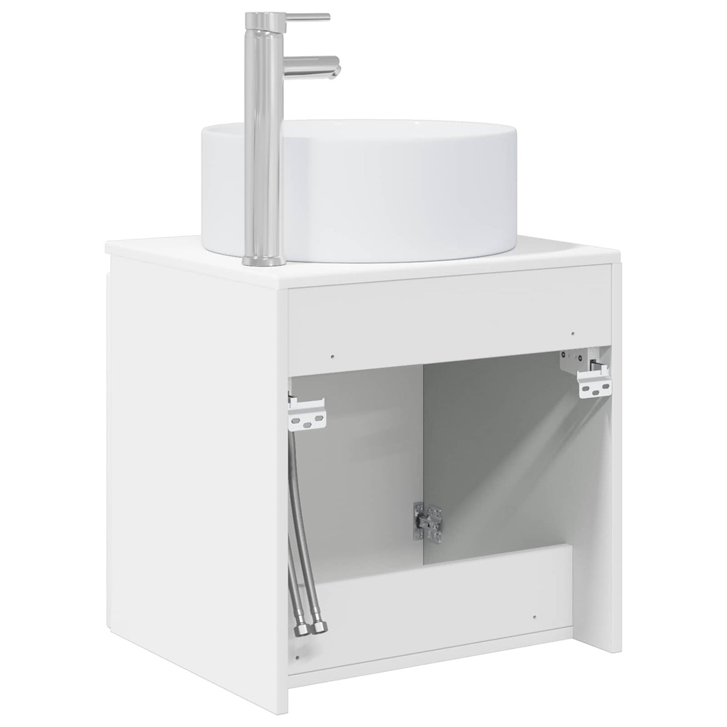 Wall-mounted Sink Vanity White 49.5 x 44.5 x 65.5 cm