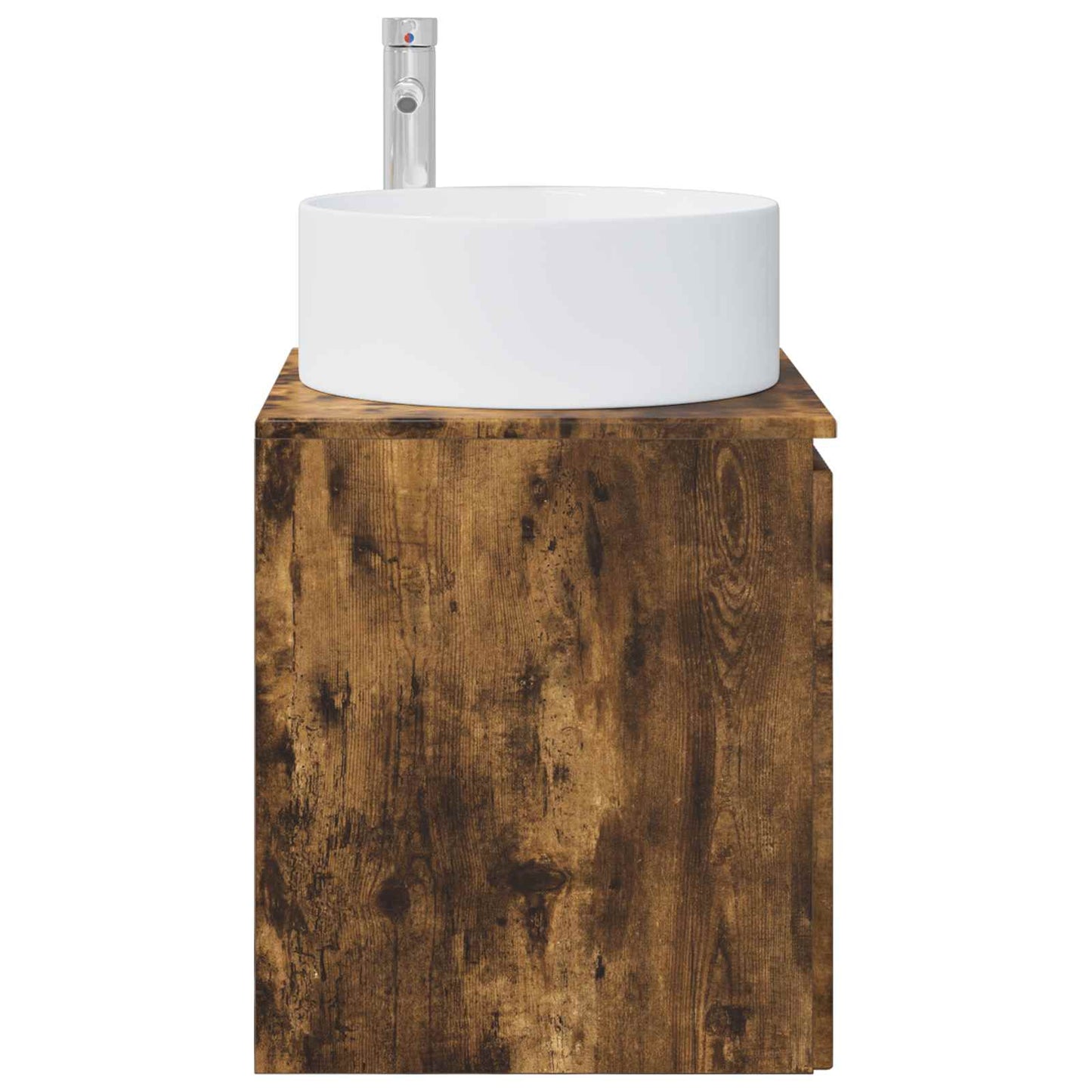 Wall-mounted Sink Vanity Smoked Oak 49.5 x 44.5 x 65.5 cm