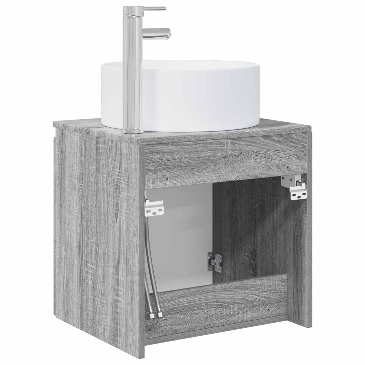 Wall-mounted Sink Vanity Grey Sonoma 49.5 x 44.5 x 65.5 cm