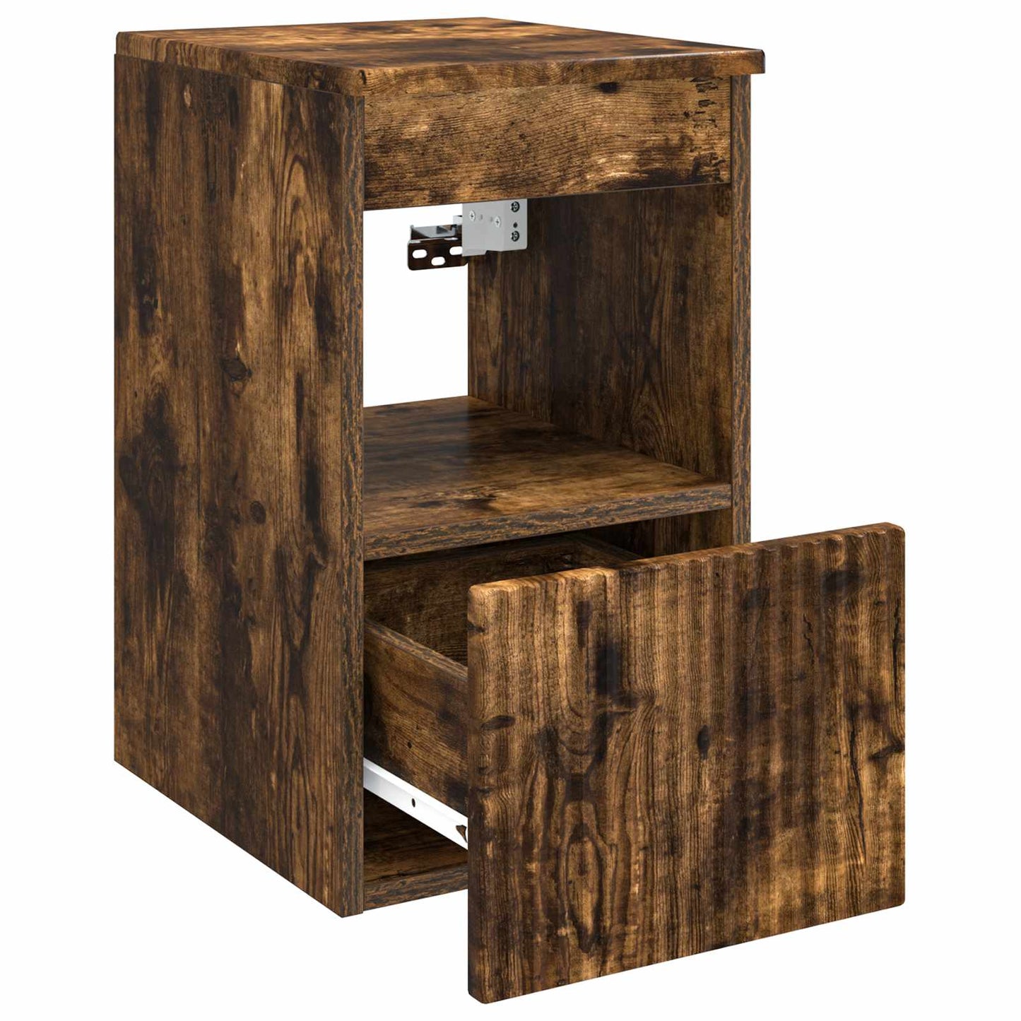 Bathroom Cabinet Smoked Oak 30 x 35 x 50 cm Engineered Wood