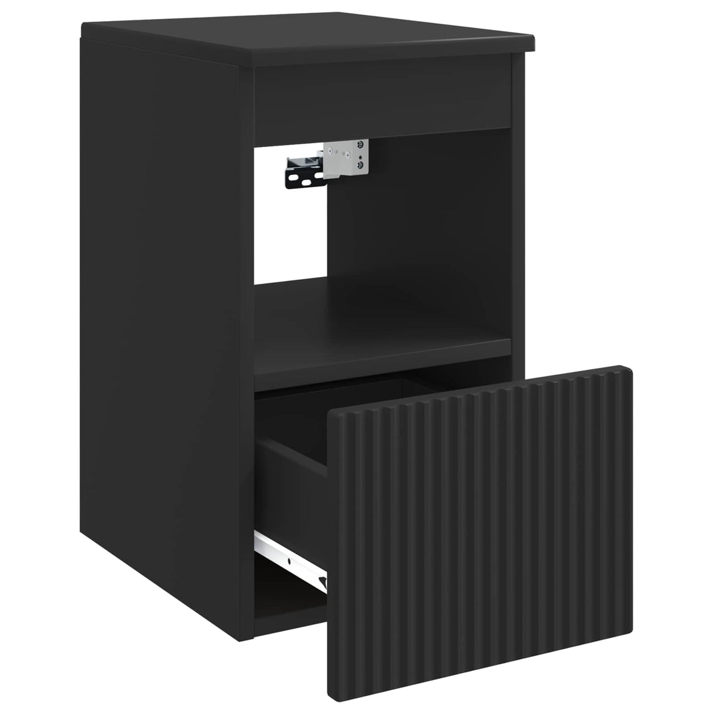 Bathroom Cabinet Black 30 x 41 x 50 cm Engineered Wood