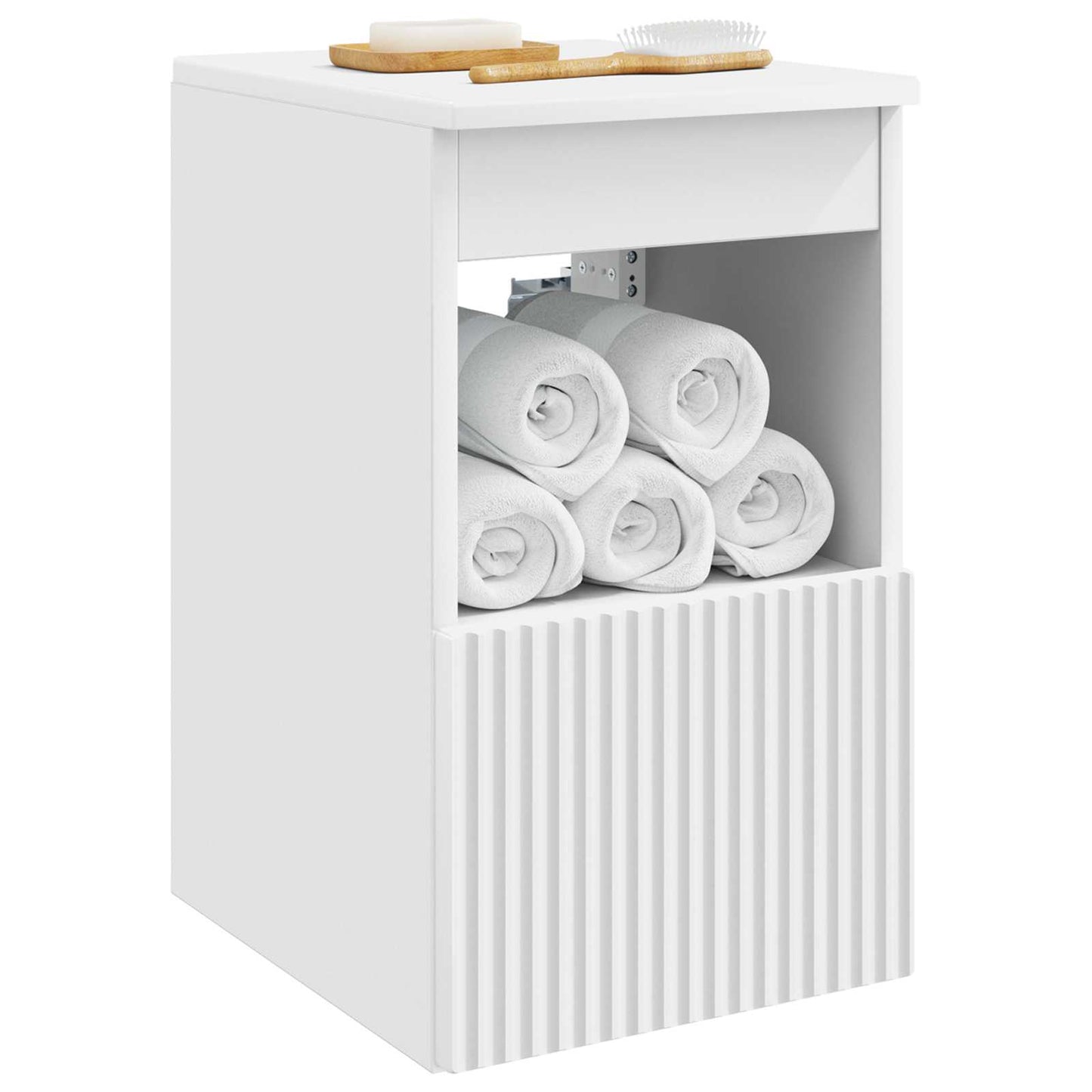 Bathroom Cabinet White 30 x 44.5 x 50 cm Engineered Wood