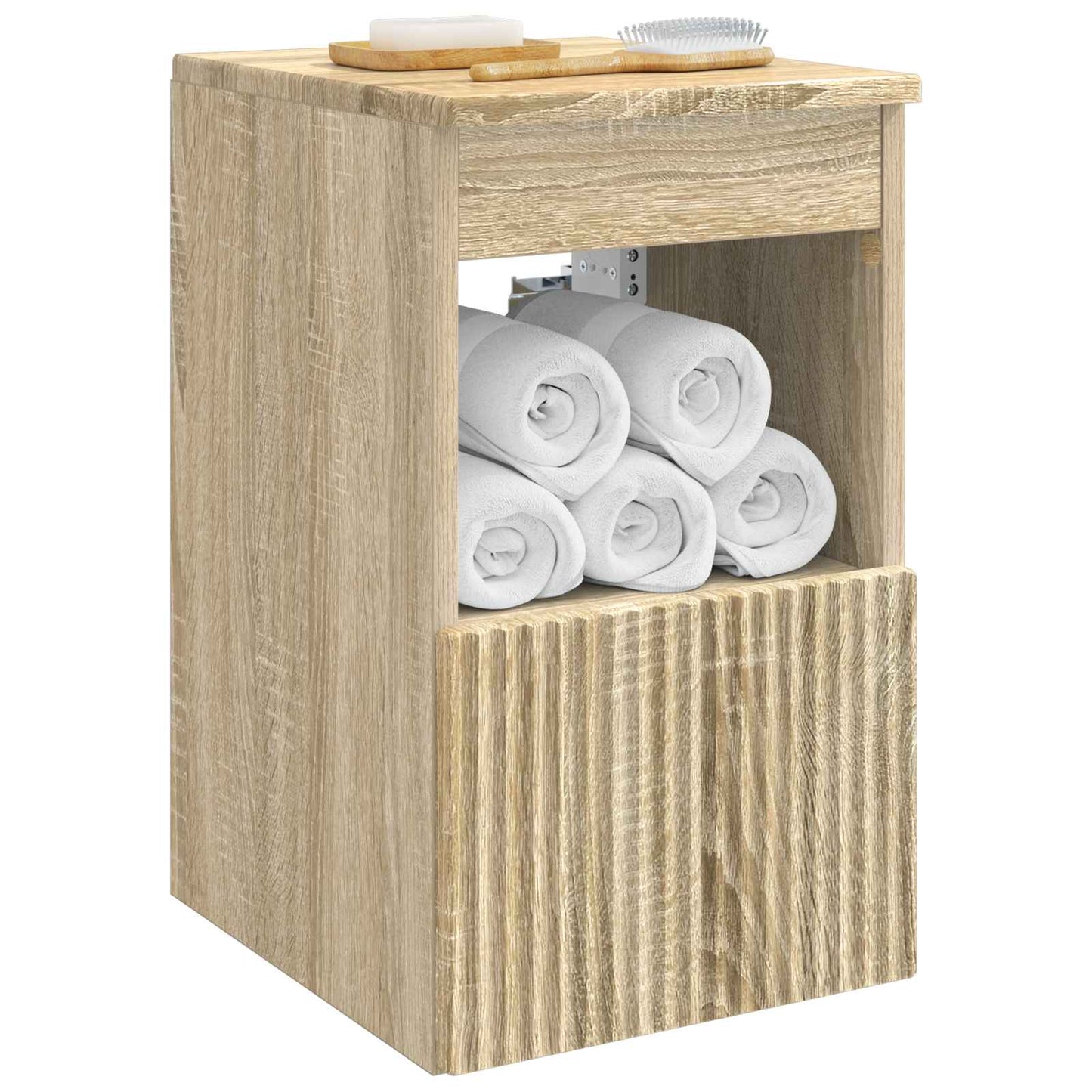 Bathroom Cabinet Sonoma Oak 30 x 44.5 x 50 cm Engineered Wood
