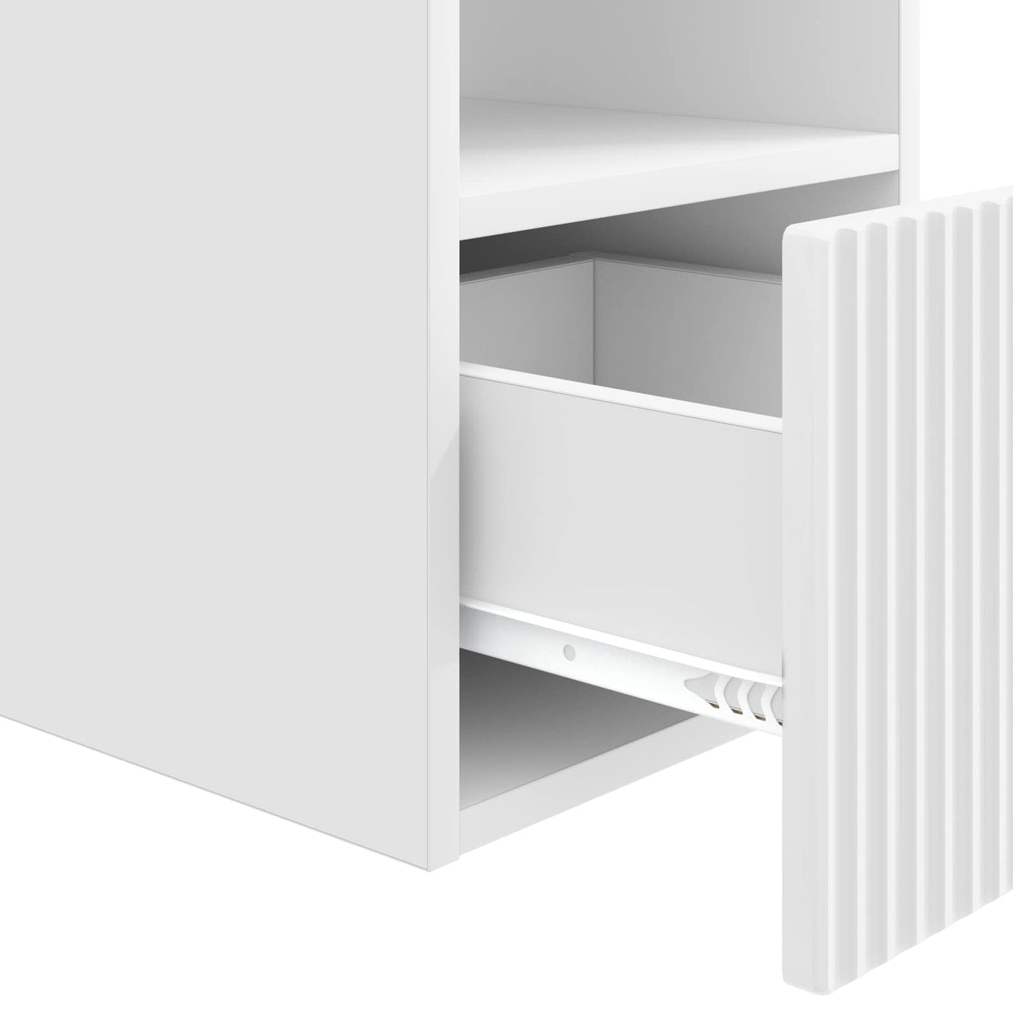 Bathroom Cabinet High Gloss White 30 x 44.5 x 50 cm