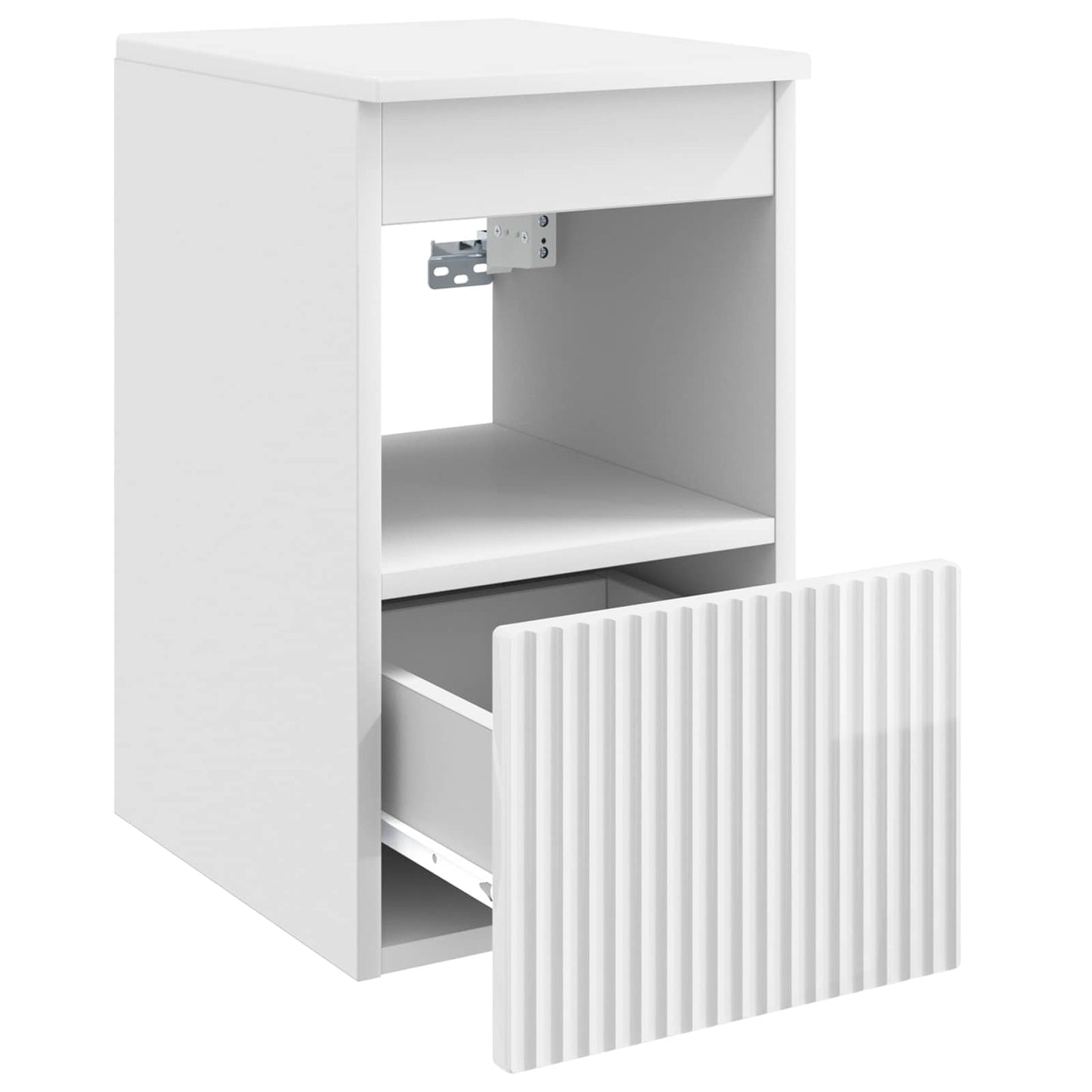 Bathroom Cabinet High Gloss White 30 x 44.5 x 50 cm