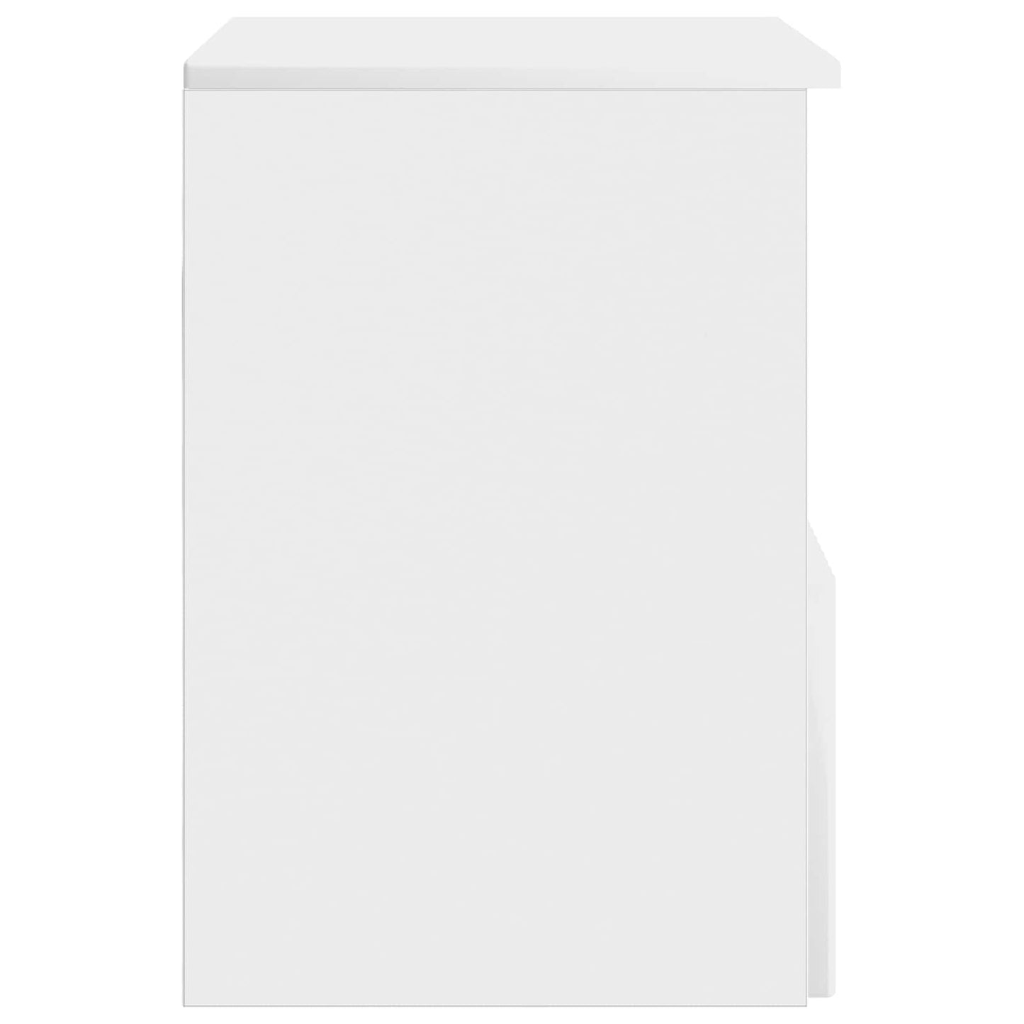 Bathroom Cabinet High Gloss White 30 x 44.5 x 50 cm
