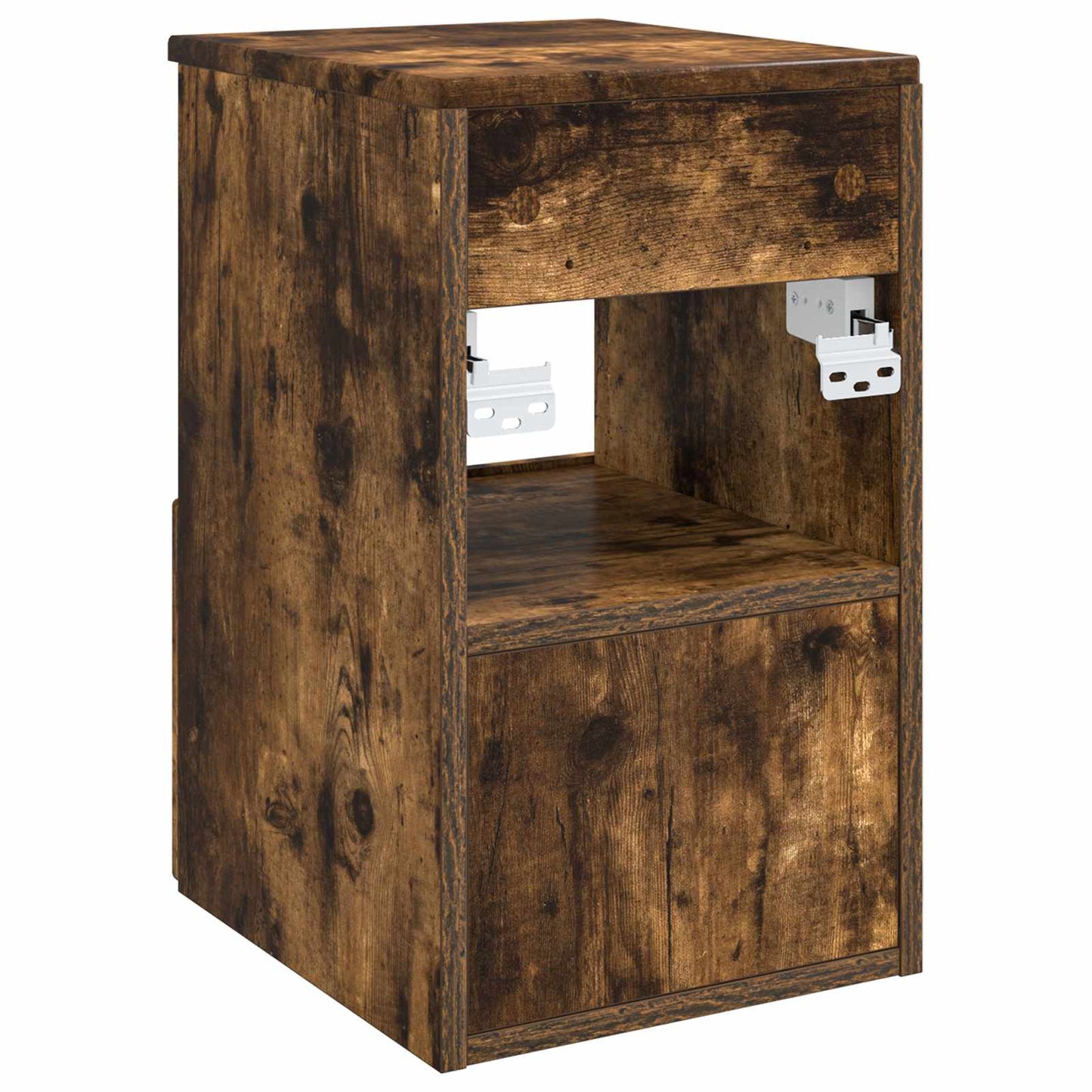 Bathroom Cabinet Smoked Oak 30 x 44.5 x 50 cm Engineered Wood