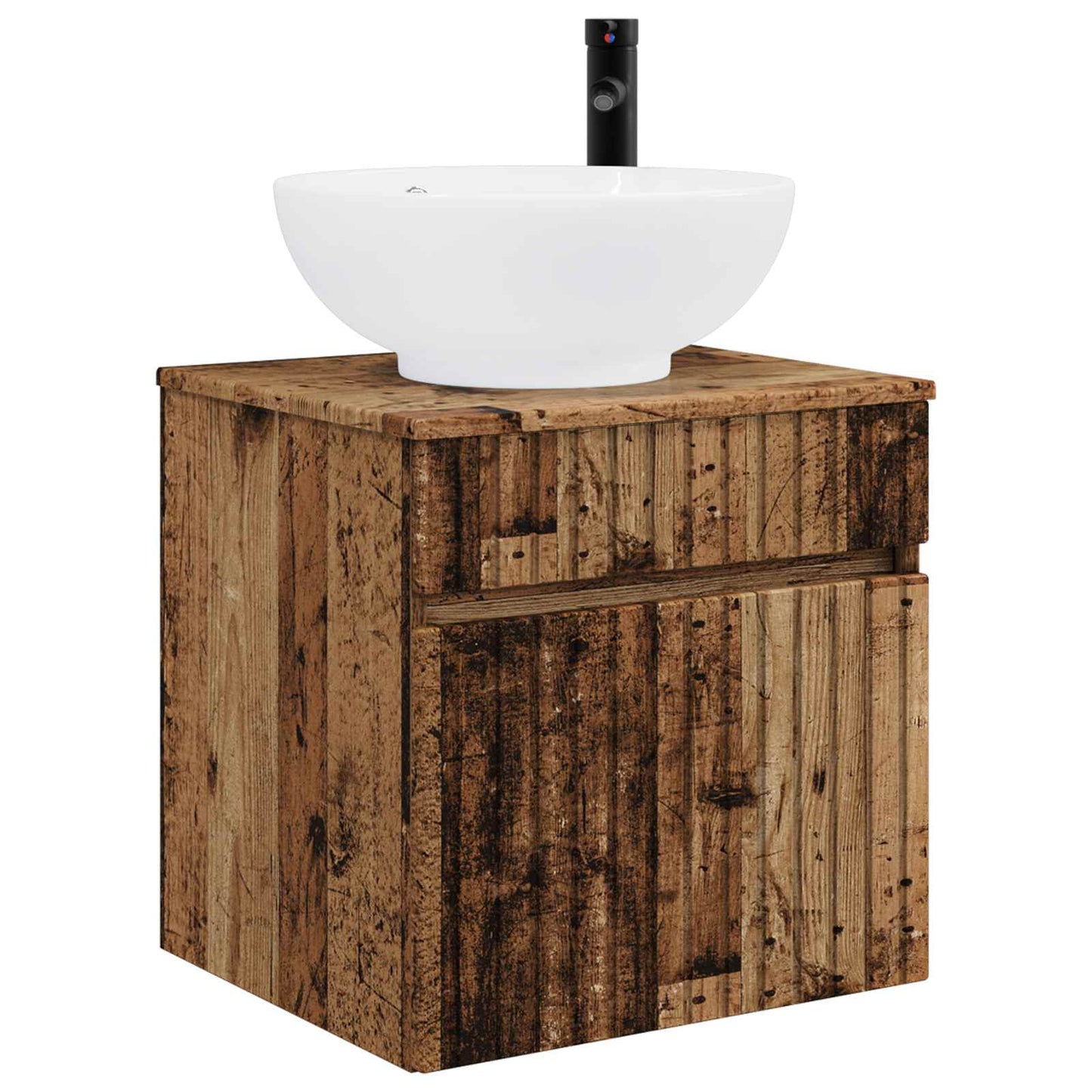 Wall-mounted Sink Vanity Old Wood 49 x 44.5 x 66.5 cm