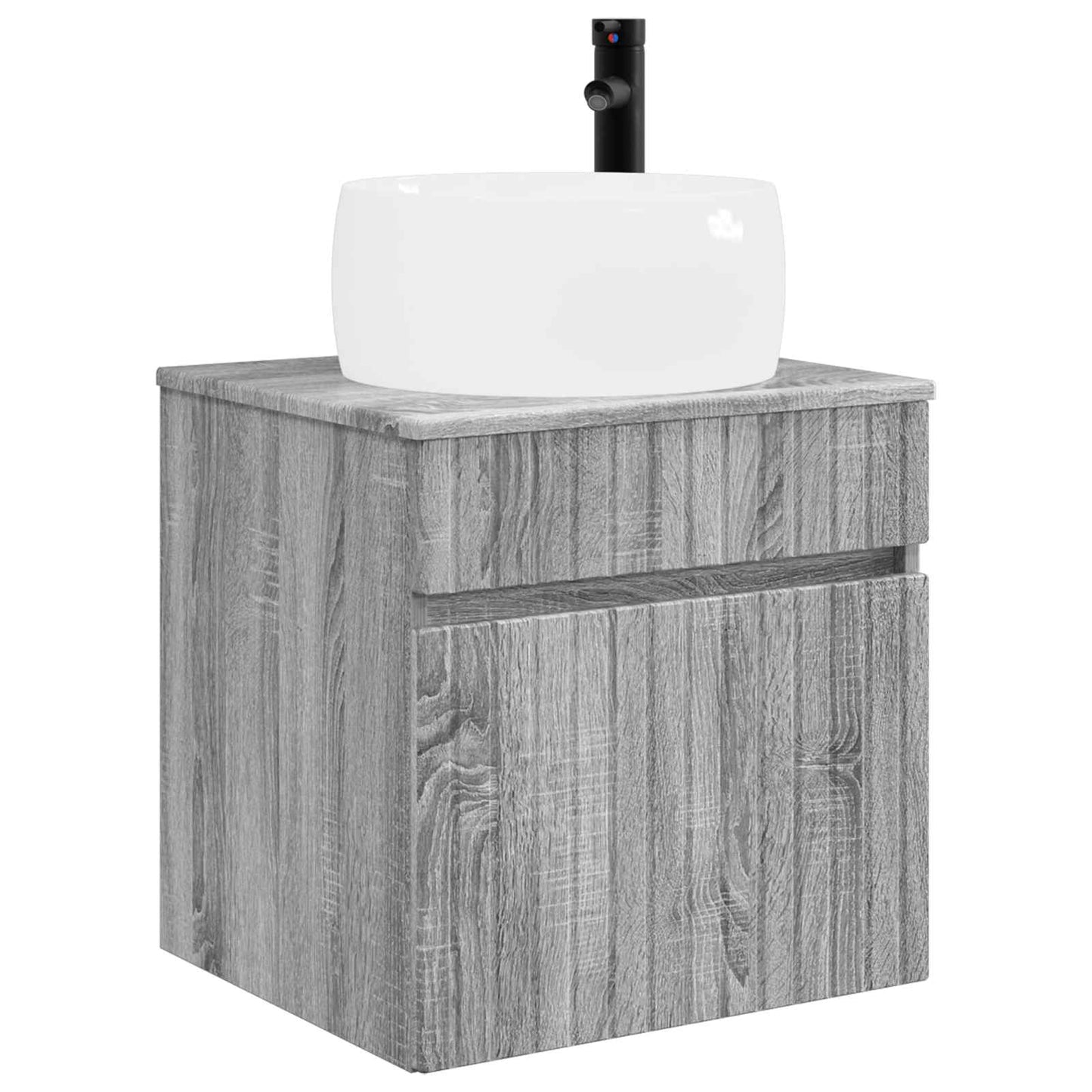 Wall-mounted Sink Vanity Grey Sonoma 49 x 44.5 x 66 cm
