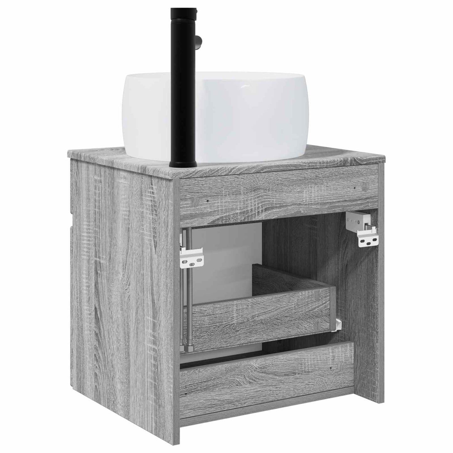 Wall-mounted Sink Vanity Grey Sonoma 49 x 44.5 x 66 cm