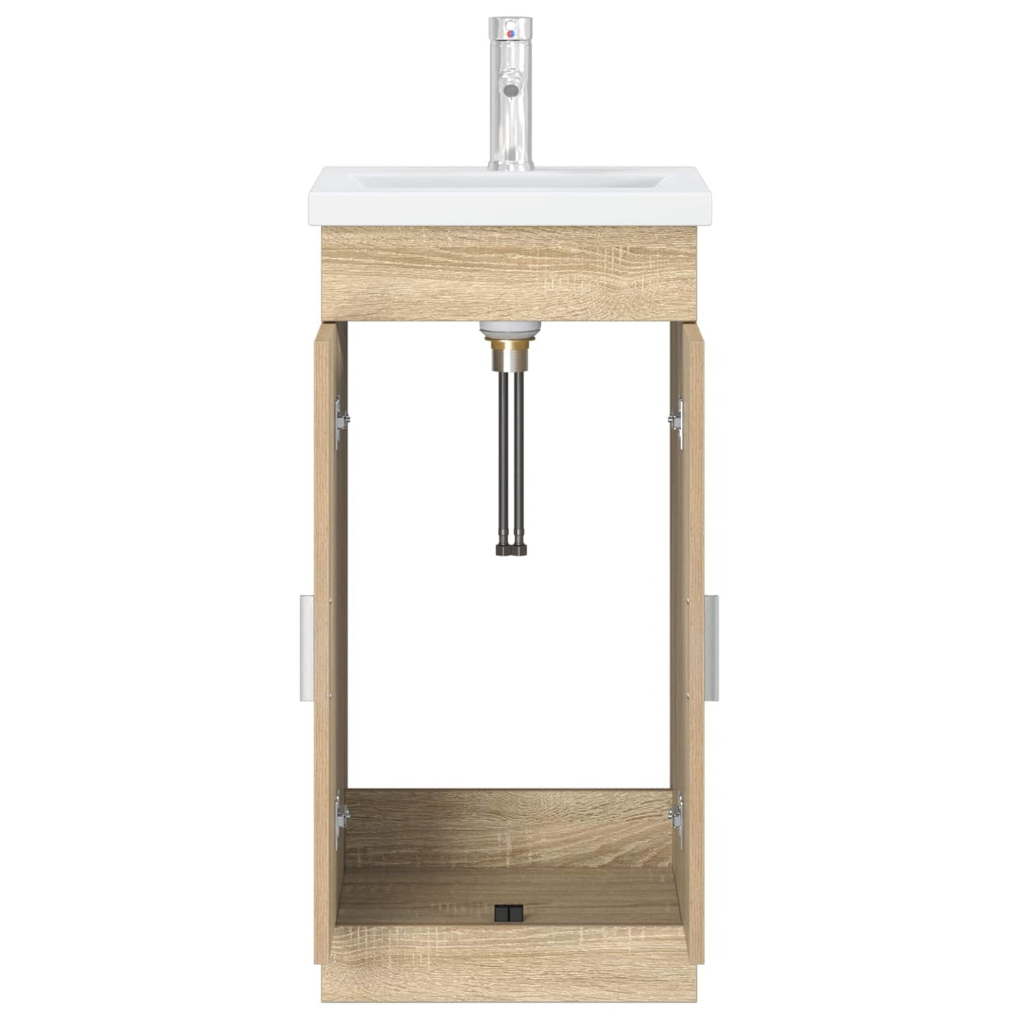 Bathroom Vanity with Sink Sonoma Oak 42 x 40 x 84.5 cm