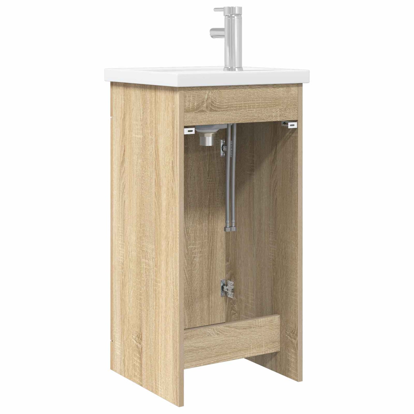 Bathroom Vanity with Sink Sonoma Oak 42 x 40 x 84.5 cm