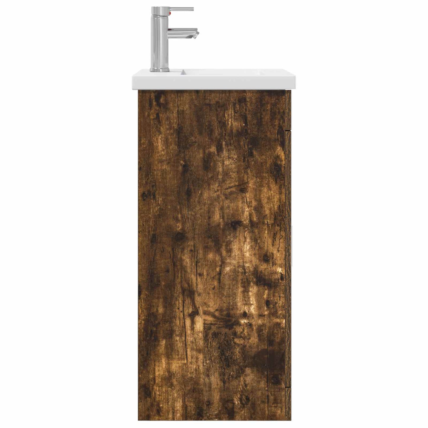 Bathroom Vanity with Sink Smoked Oak 42 x 40 x 84.5 cm