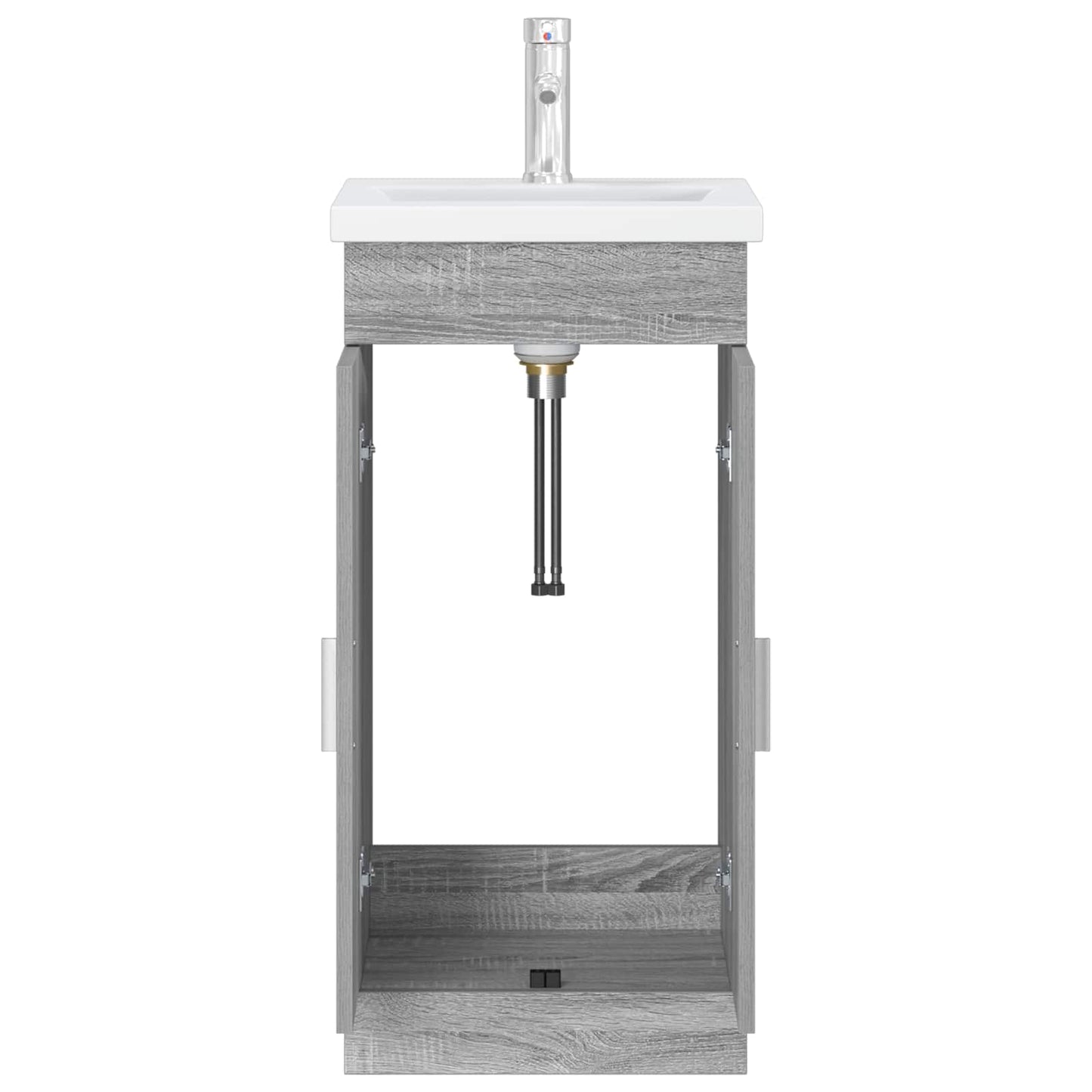 Bathroom Vanity with Sink Grey Sonoma 42 x 40 x 84.5 cm
