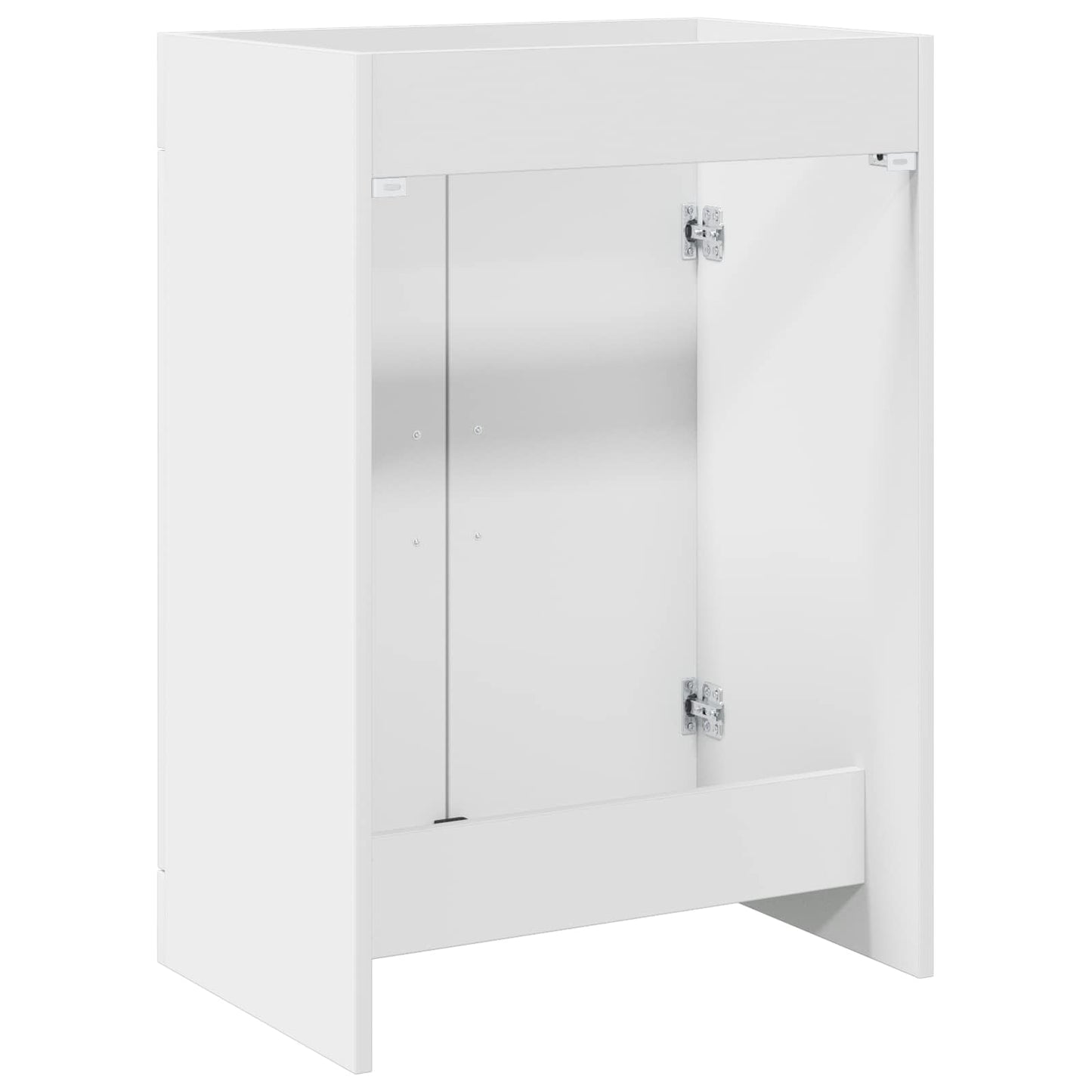 Bathroom Under Sink Cabinet White 56 x 37.5 x 81 cm