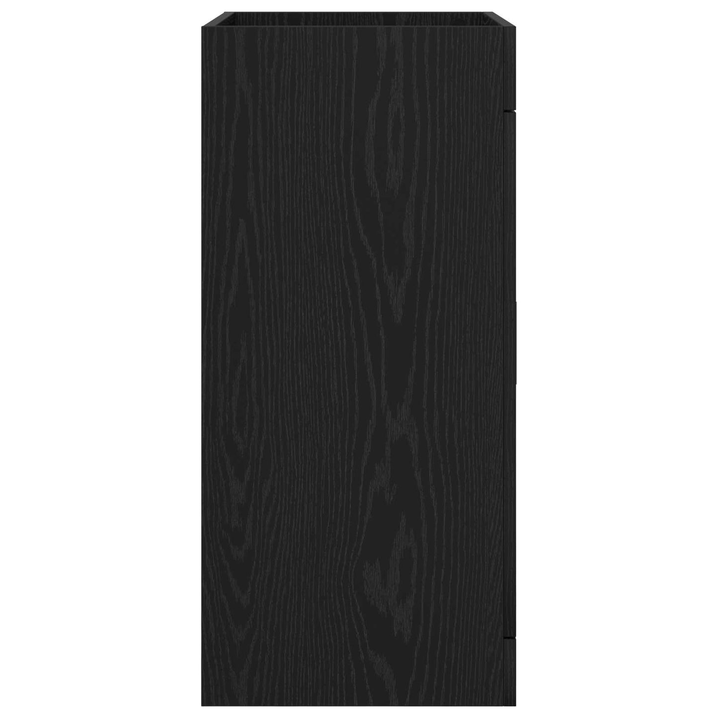 Bathroom Under Sink Cabinet Black Oak 56 x 37.5 x 81 cm