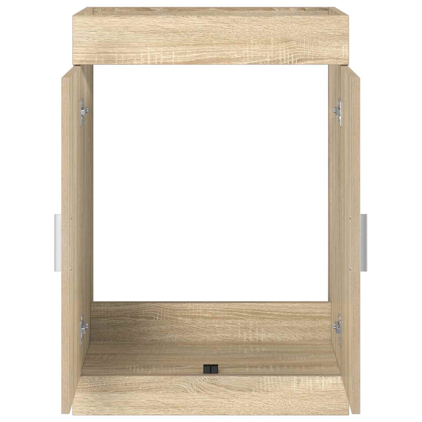 Bathroom Under Sink Cabinet Sonoma Oak 56 x 37.5 x 81 cm