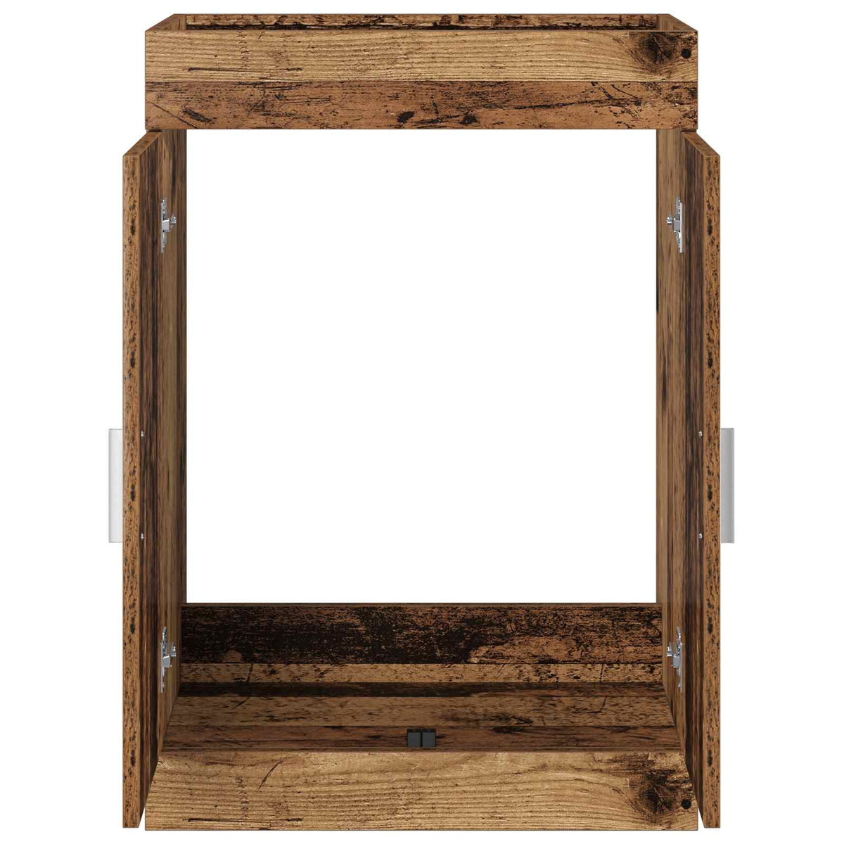 Bathroom Under Sink Cabinet Old Wood 56 x 37.5 x 81 cm