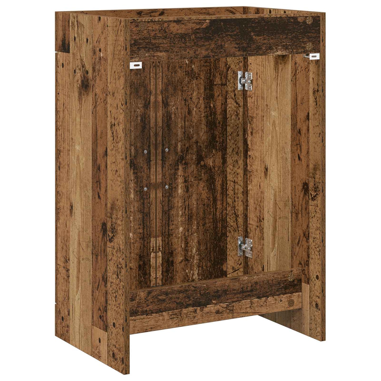 Bathroom Under Sink Cabinet Old Wood 56 x 37.5 x 81 cm