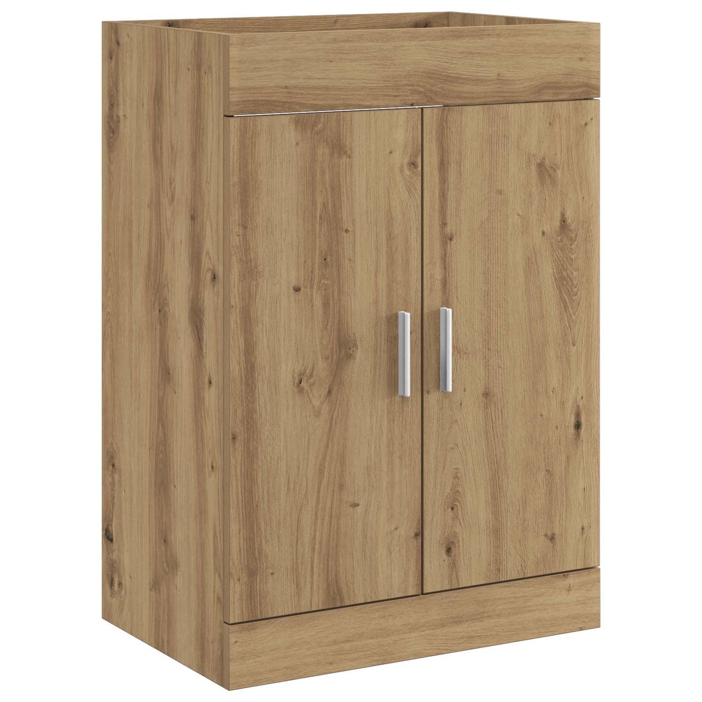 Bathroom Under Sink Cabinet Artisan Oak 56 x 37.5 x 81 cm