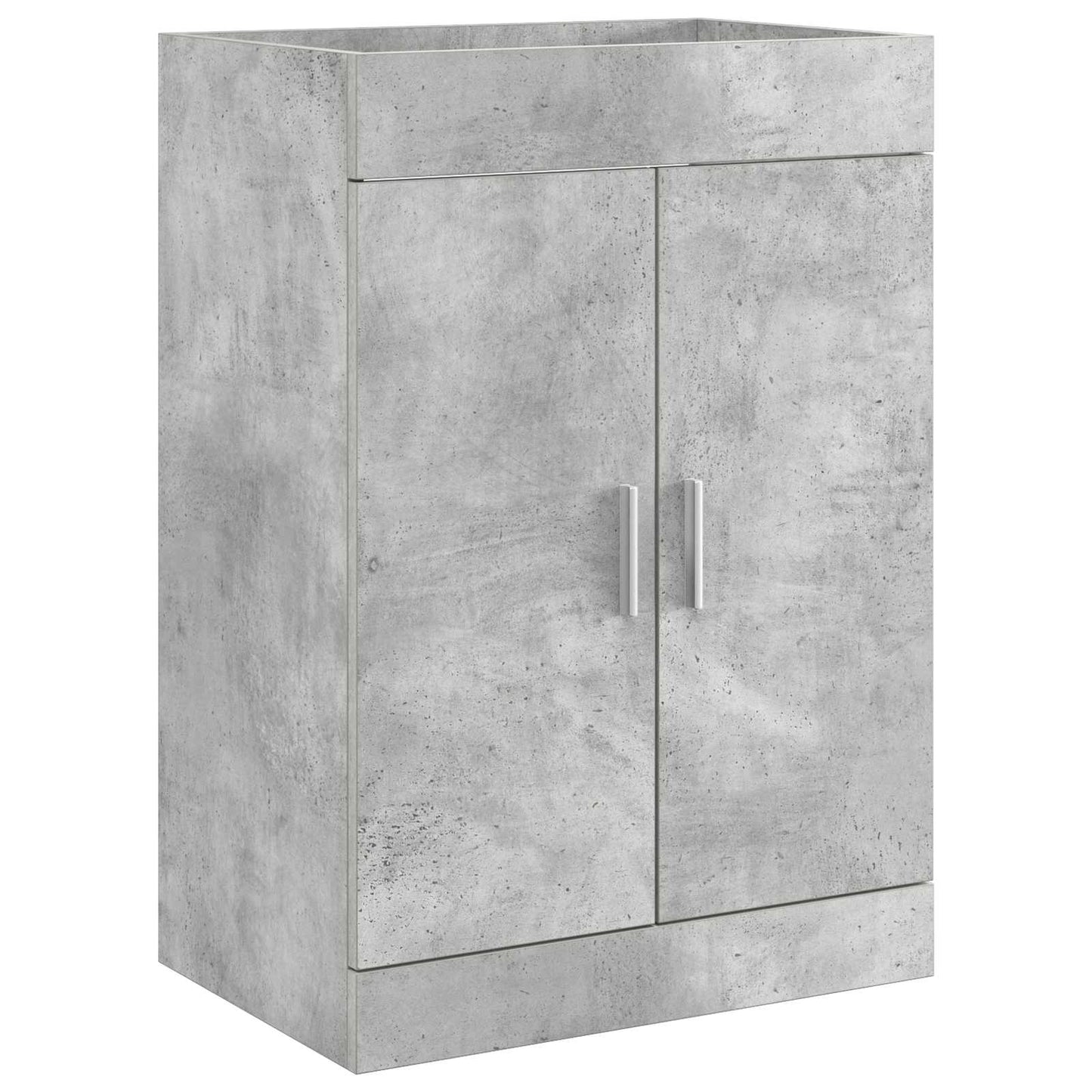 Bathroom Under Sink Cabinet Concrete Grey 78.5 x 37.5 x 81 cm