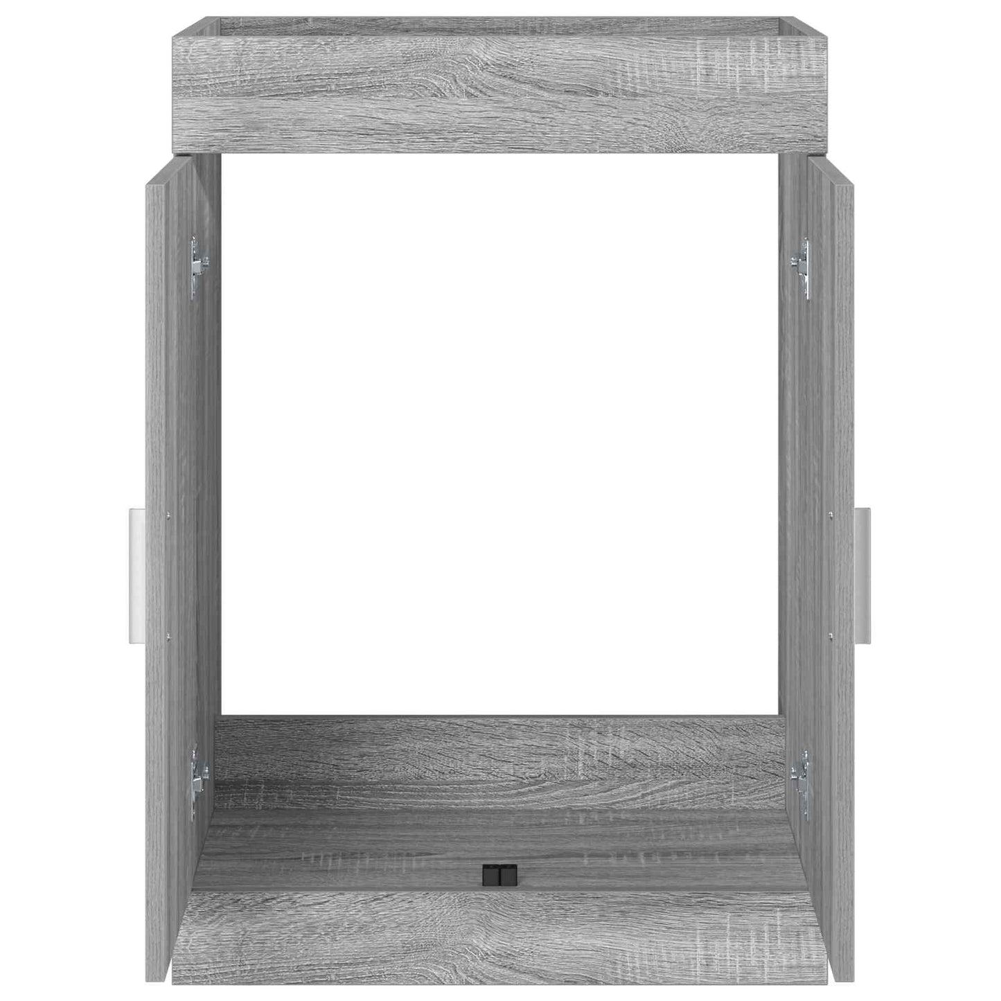 Bathroom Under Sink Cabinet Grey Sonoma 78.5 x 37.5 x 81 cm