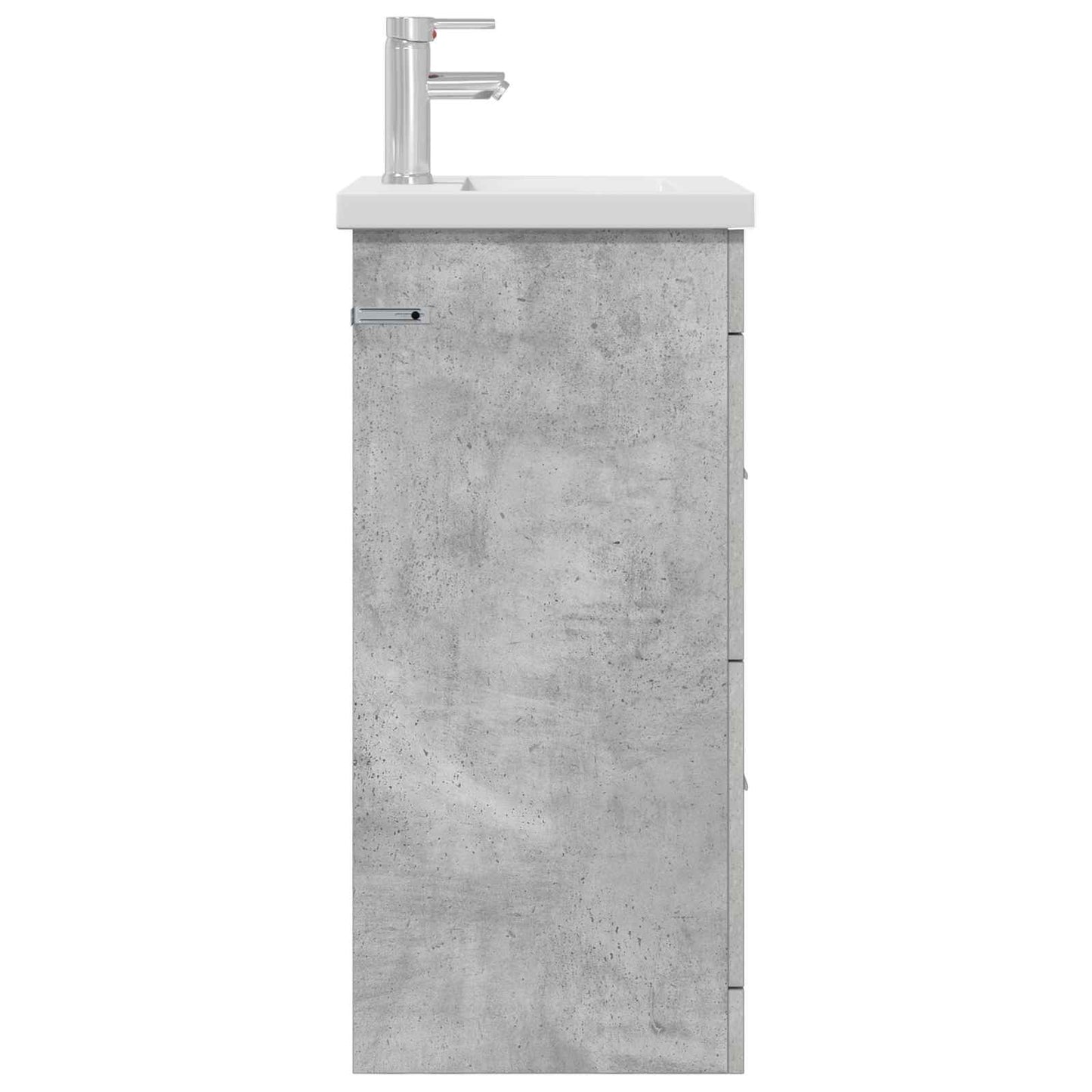 Bathroom Vanity with Sink Concrete Grey 42 x 40 x 84.5 cm