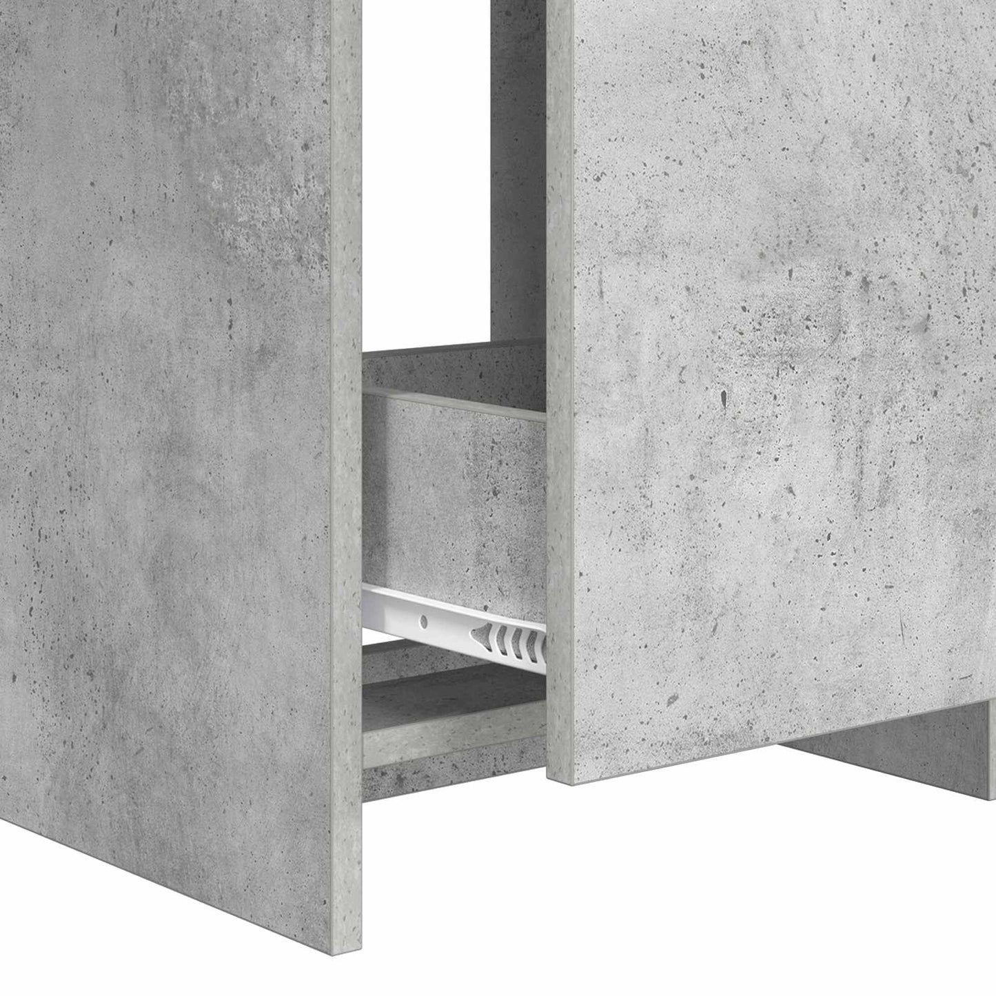 Bathroom Under Sink Cabinet Concrete Grey 56 x 37.5 x 81 cm