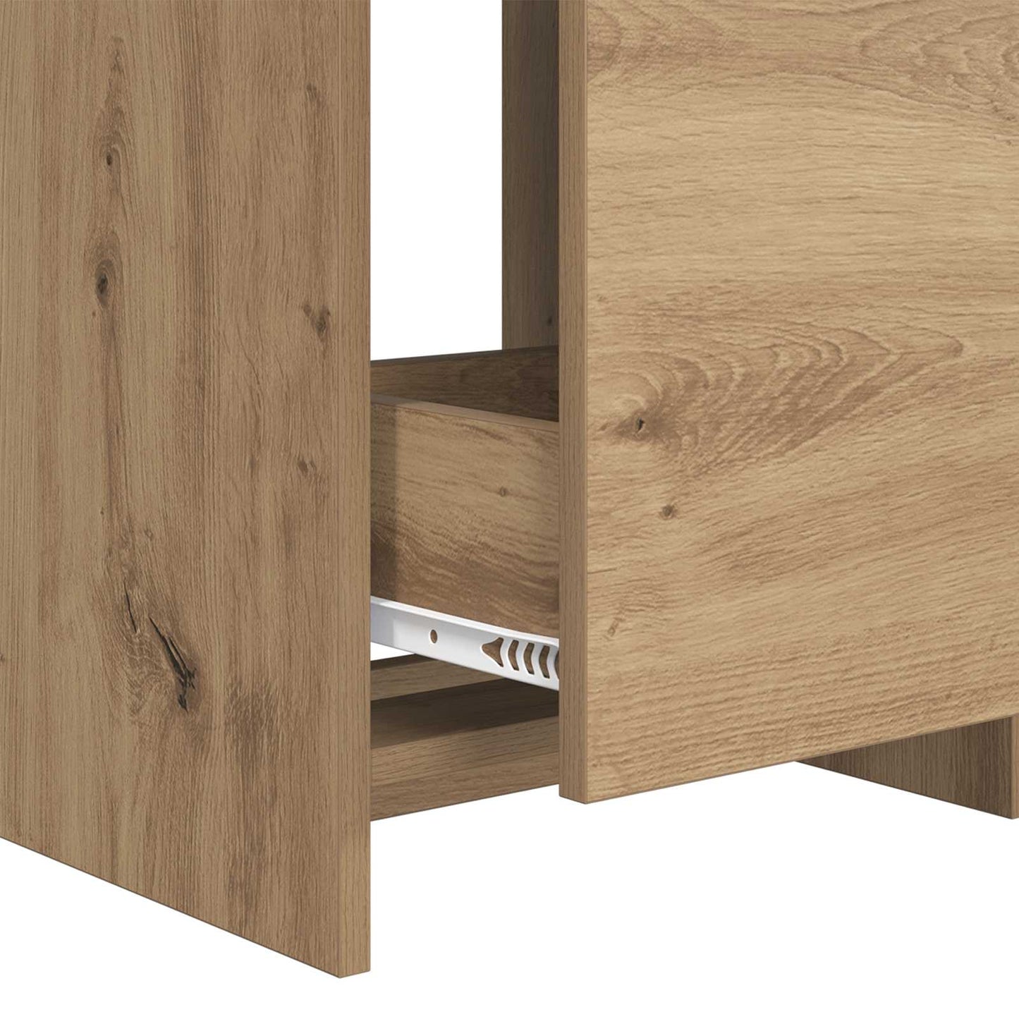 Bathroom Under Sink Cabinet Artisan Oak 56 x 37.5 x 81 cm