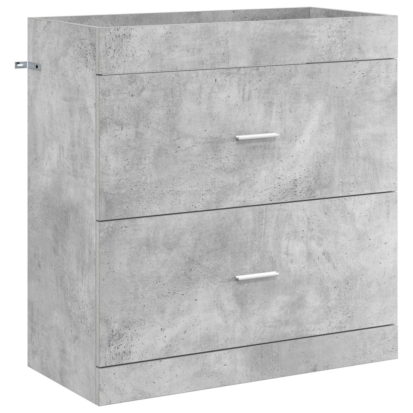 Bathroom Under Sink Cabinet Concrete Grey 78.5 x 37.5 x 81 cm