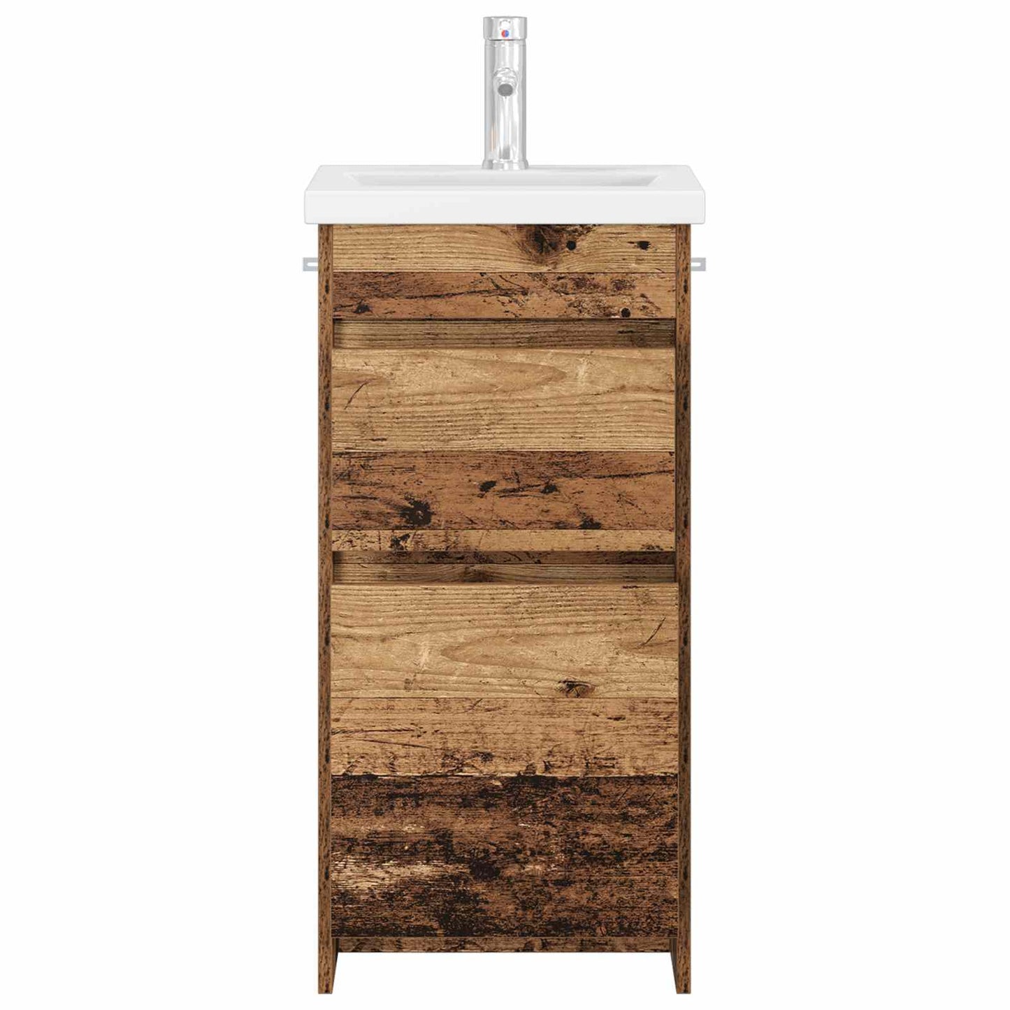 Bathroom Vanity with Sink Old Wood 42 x 40 x 84.5 cm
