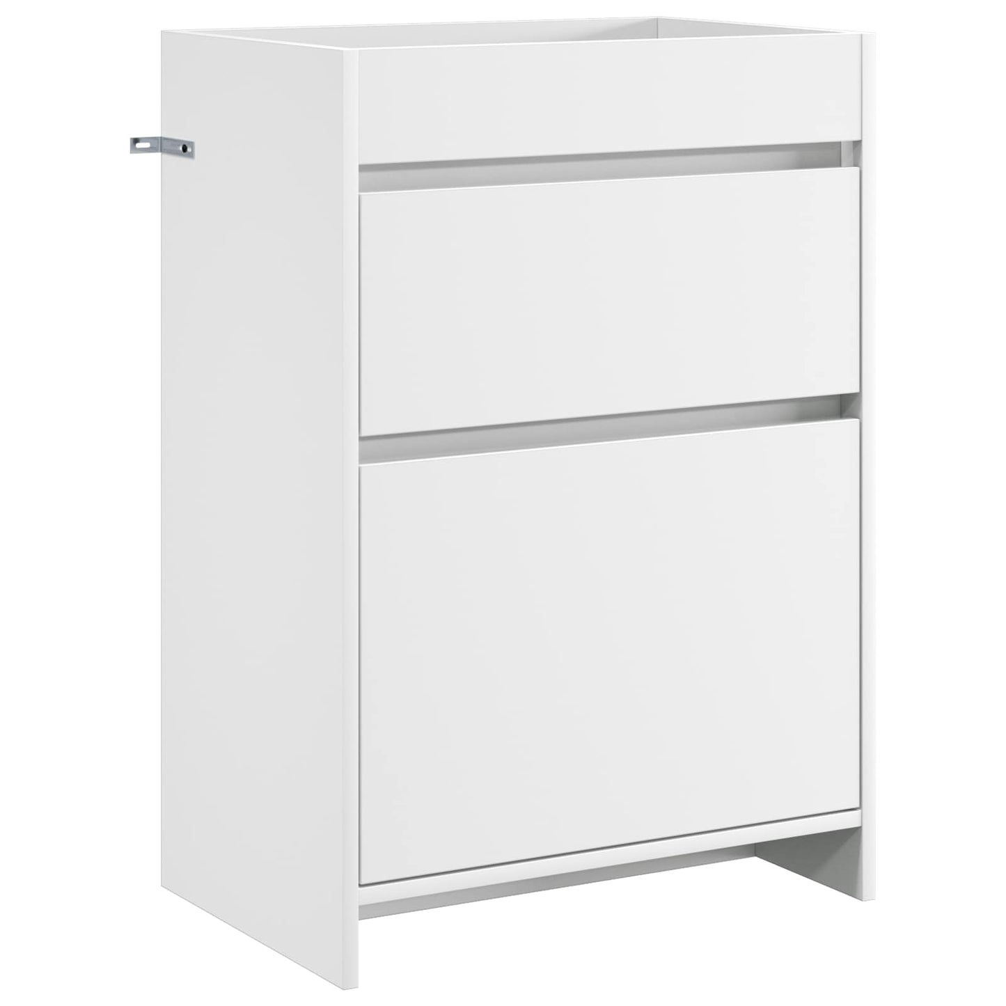 Bathroom Under Sink Cabinet White 56 x 37.5 x 81 cm