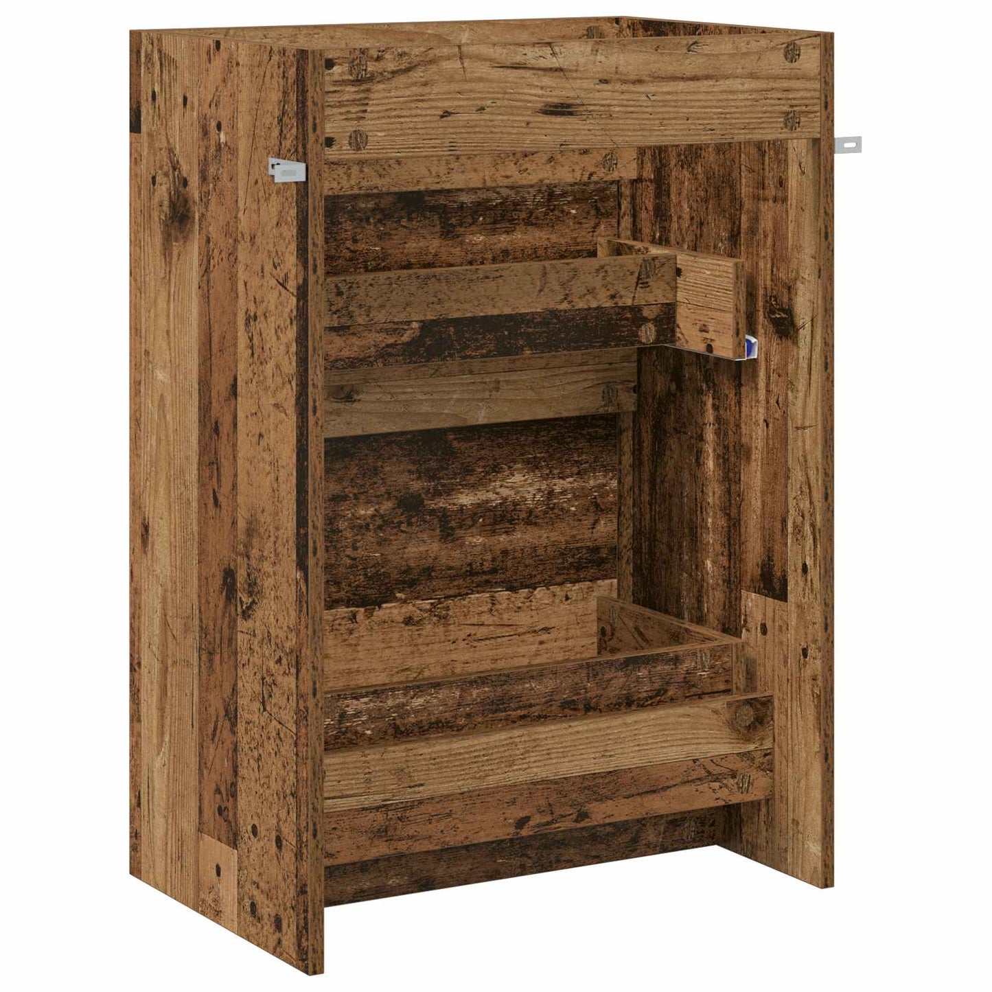 Bathroom Under Sink Cabinet Old Wood 56 x 37.5 x 81 cm