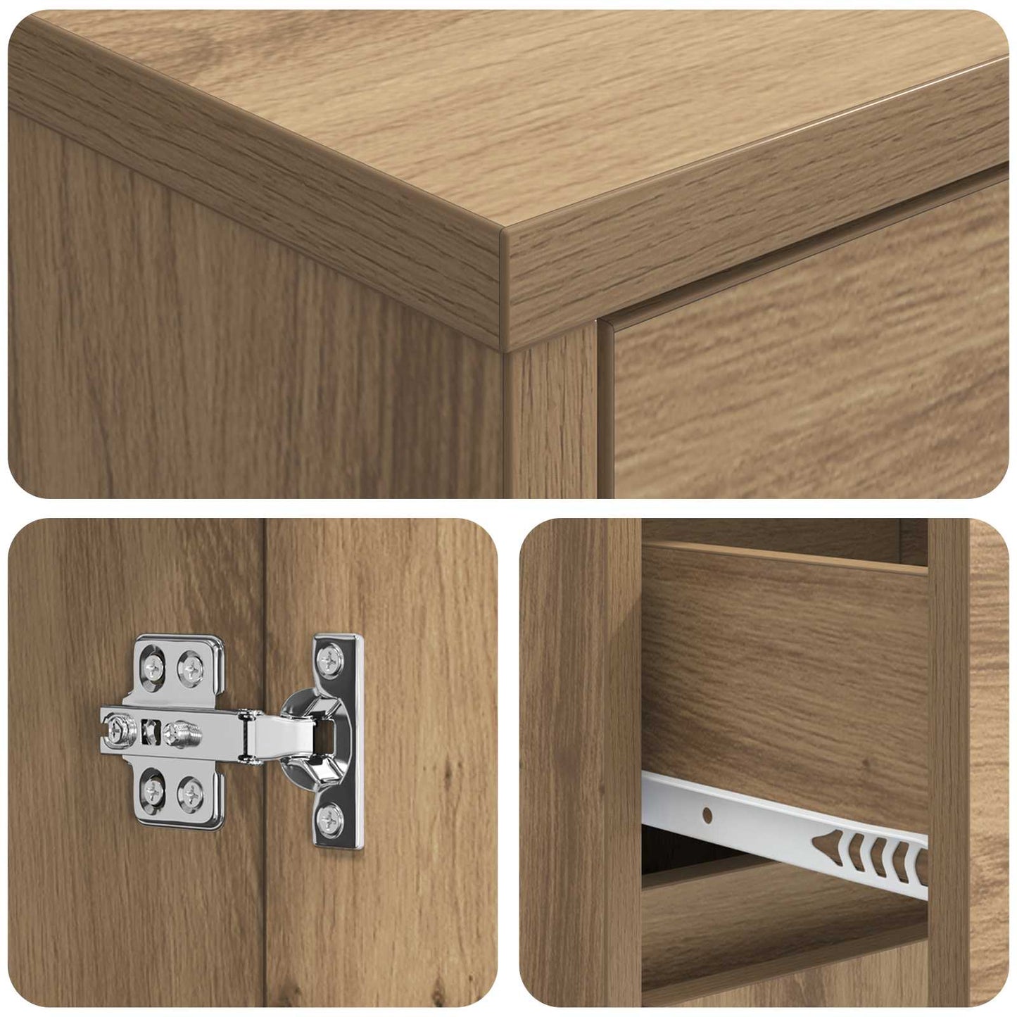 Bathroom Cabinet Artisan Oak 35 x 36.5 x 85 cm Engineered Wood