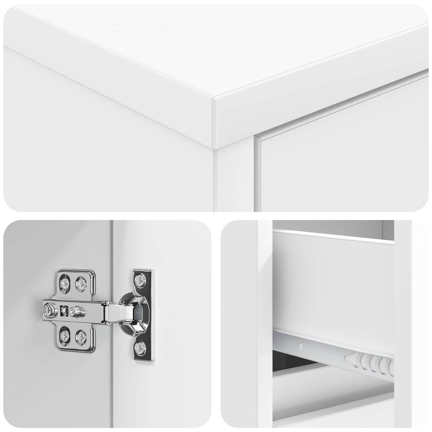 Bathroom Cabinet White 30 x 33 x 190 cm Engineered Wood