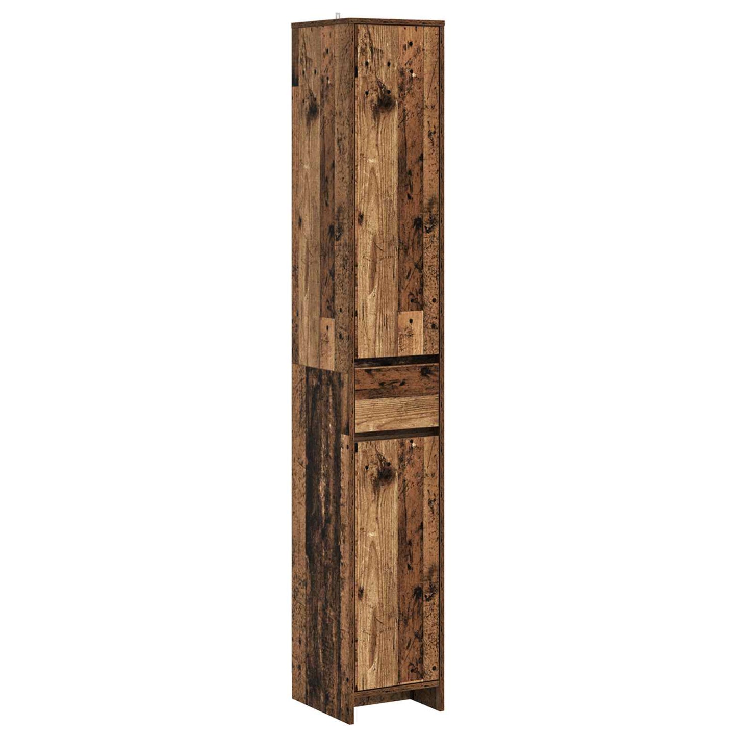 Bathroom Cabinet Old Wood 30 x 33 x 190 cm Engineered Wood