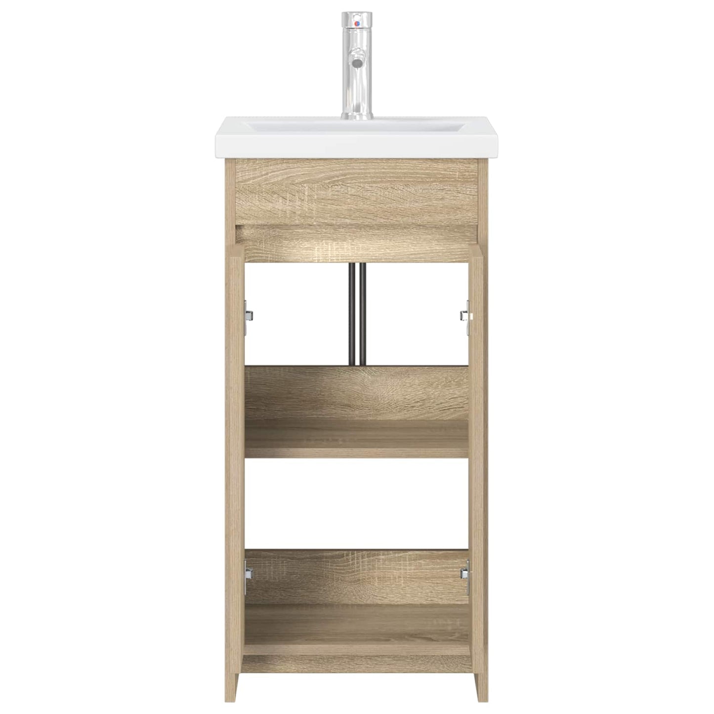 Bathroom Vanity with Sink Sonoma Oak 42 x 40 x 84.5 cm