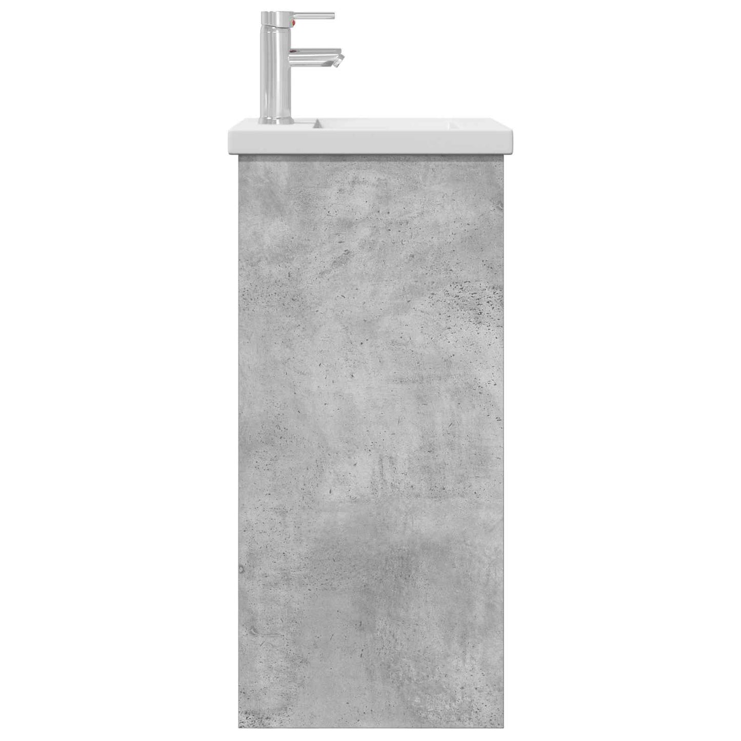 Bathroom Vanity with Sink Concrete Grey 42 x 40 x 84.5 cm