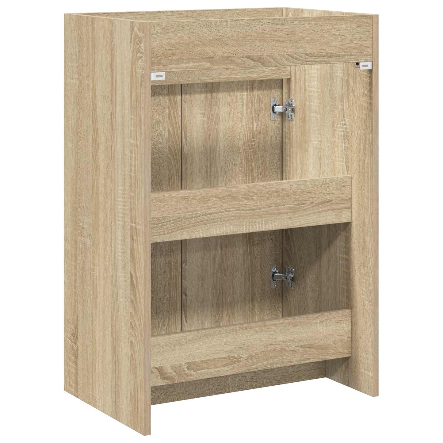 Bathroom Under Sink Cabinet Sonoma Oak 56 x 37.5 x 81 cm