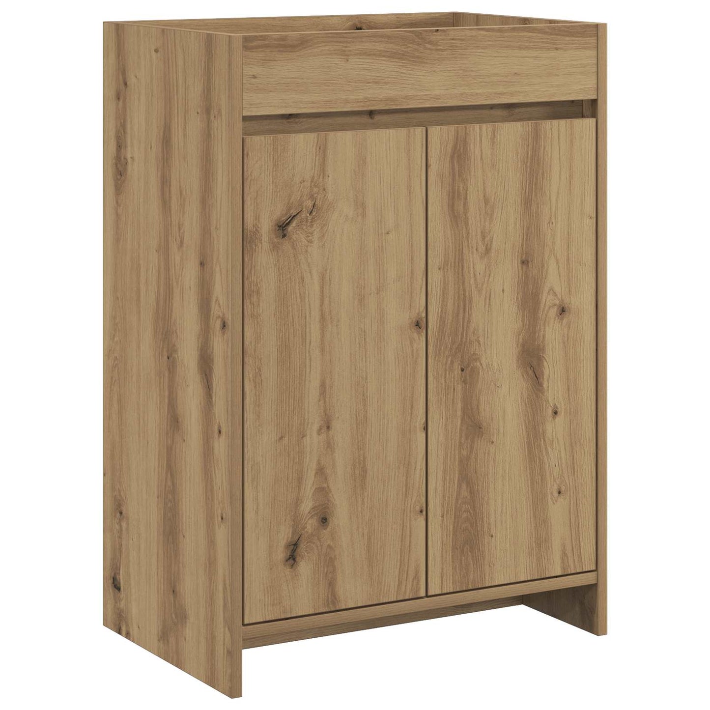 Bathroom Under Sink Cabinet Artisan Oak 56 x 37.5 x 81 cm