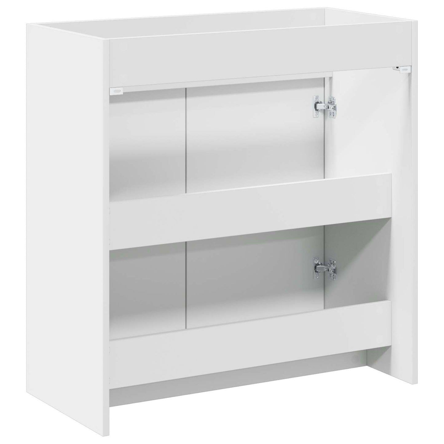 Bathroom Under Sink Cabinet White 78.5 x 37.5 x 81 cm