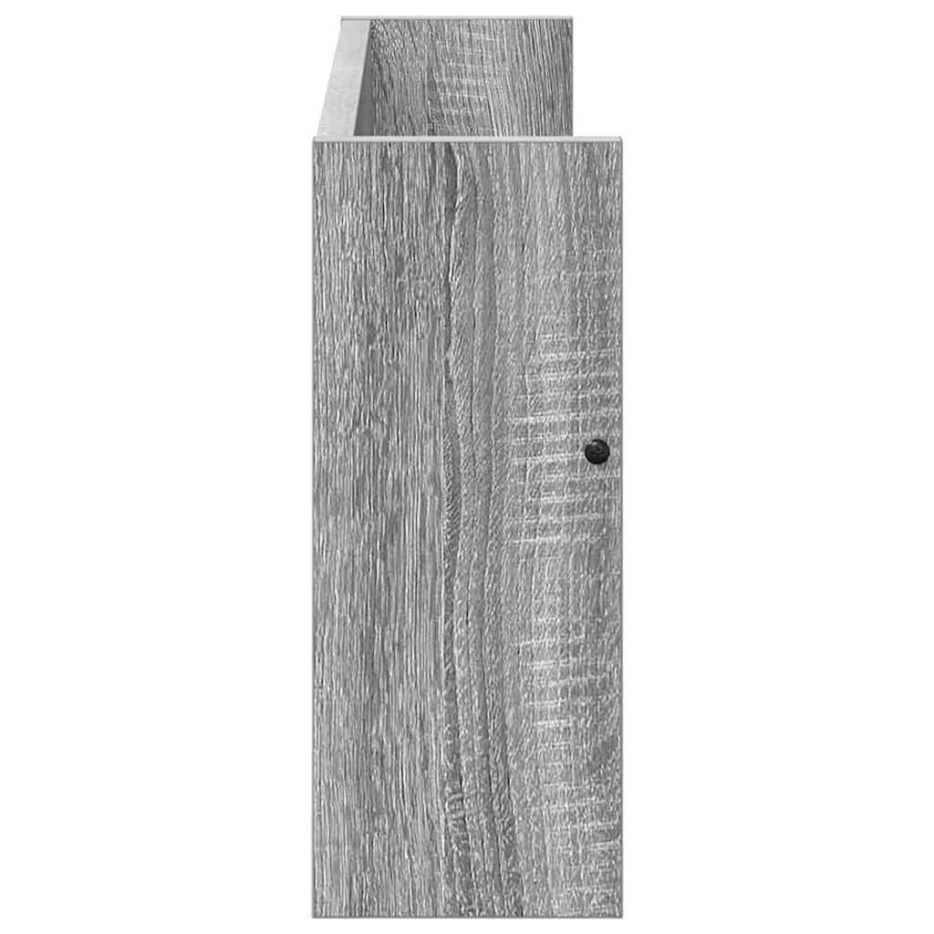 Magazine Rack Grey Sonoma 60 x 12 x 30 cm Engineered Wood