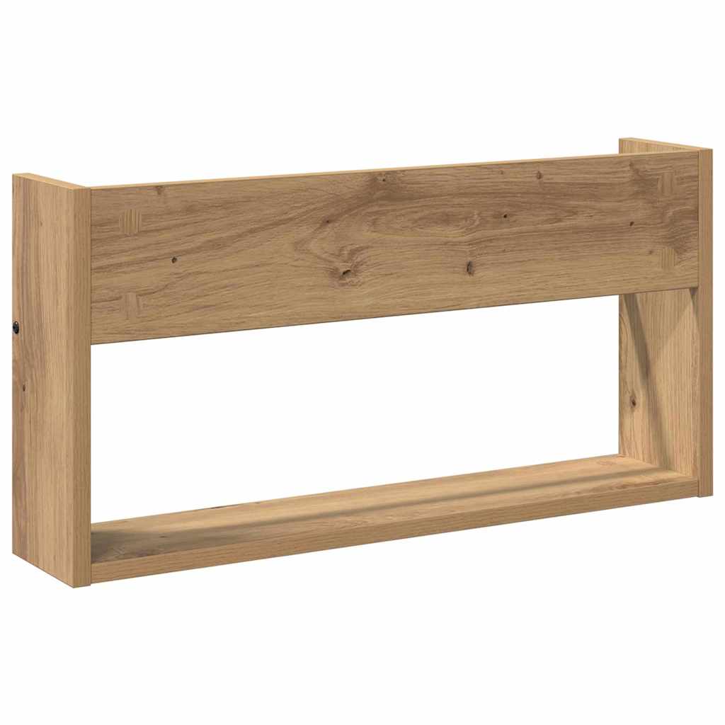 Magazine Rack Artisan Oak 60 x 12 x 30 cm Engineered Wood