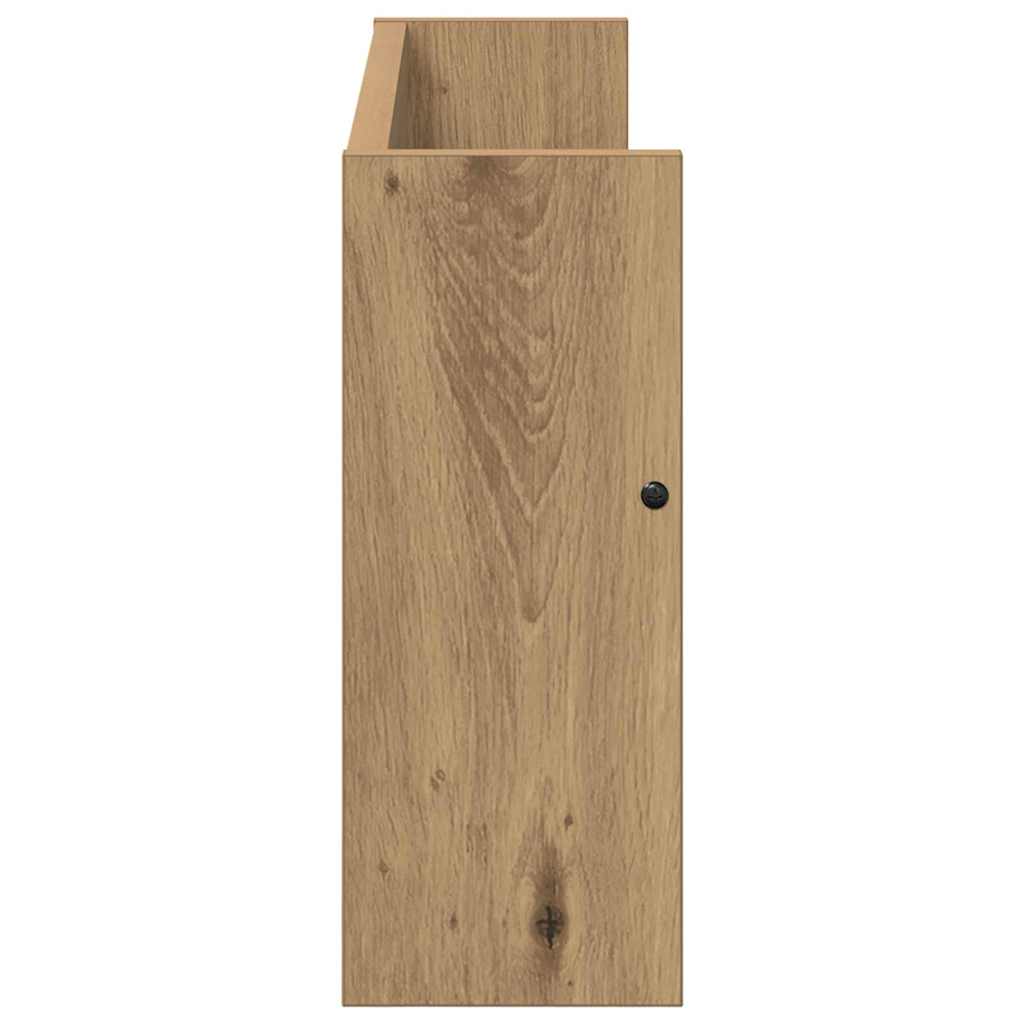 Magazine Rack Artisan Oak 60 x 12 x 30 cm Engineered Wood