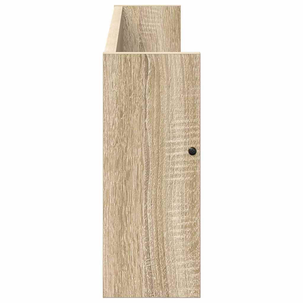 Magazine Rack Sonoma Oak 80 x 12 x 30 cm Engineered Wood