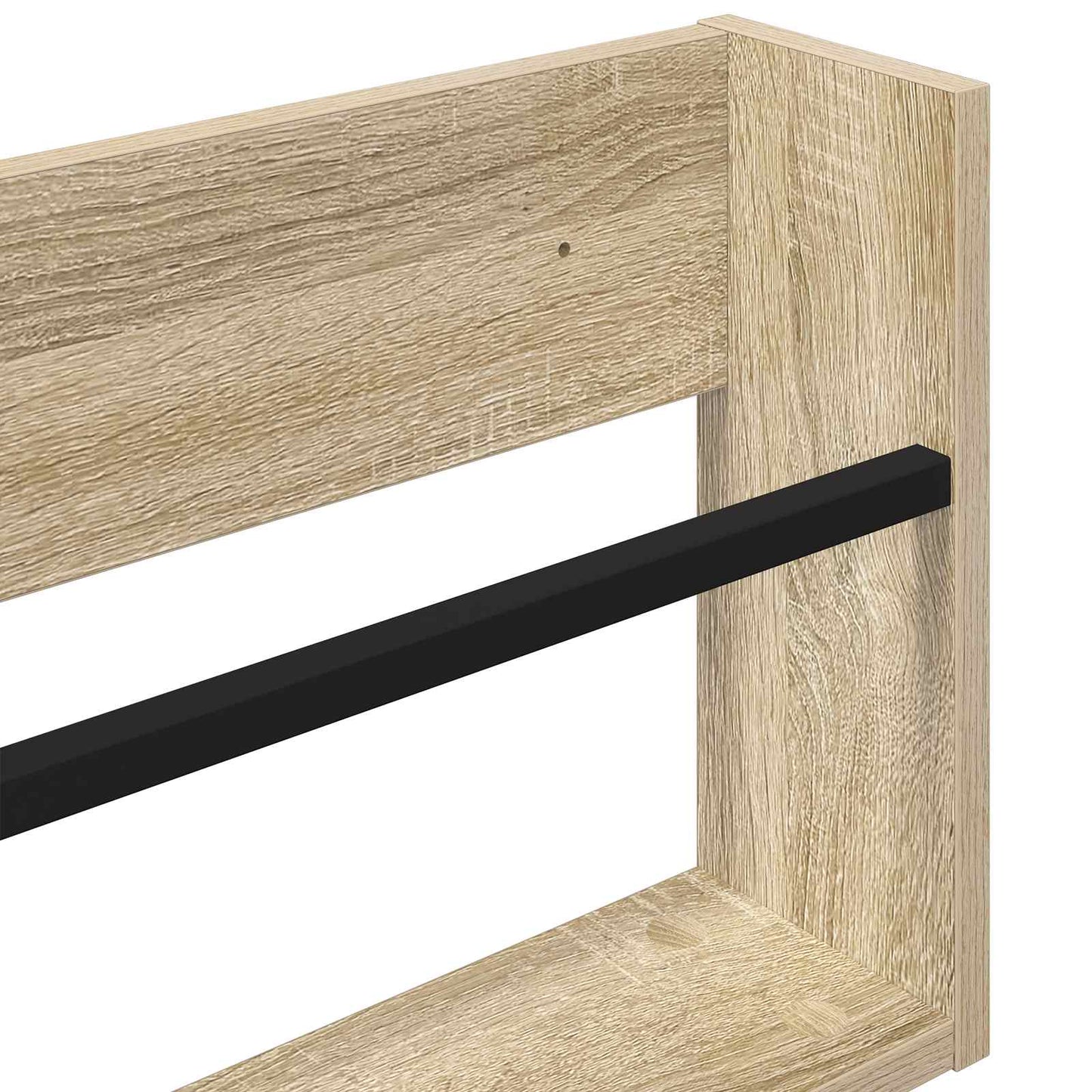 Magazine Rack Sonoma Oak 100 x 12 x 30 cm Engineered Wood