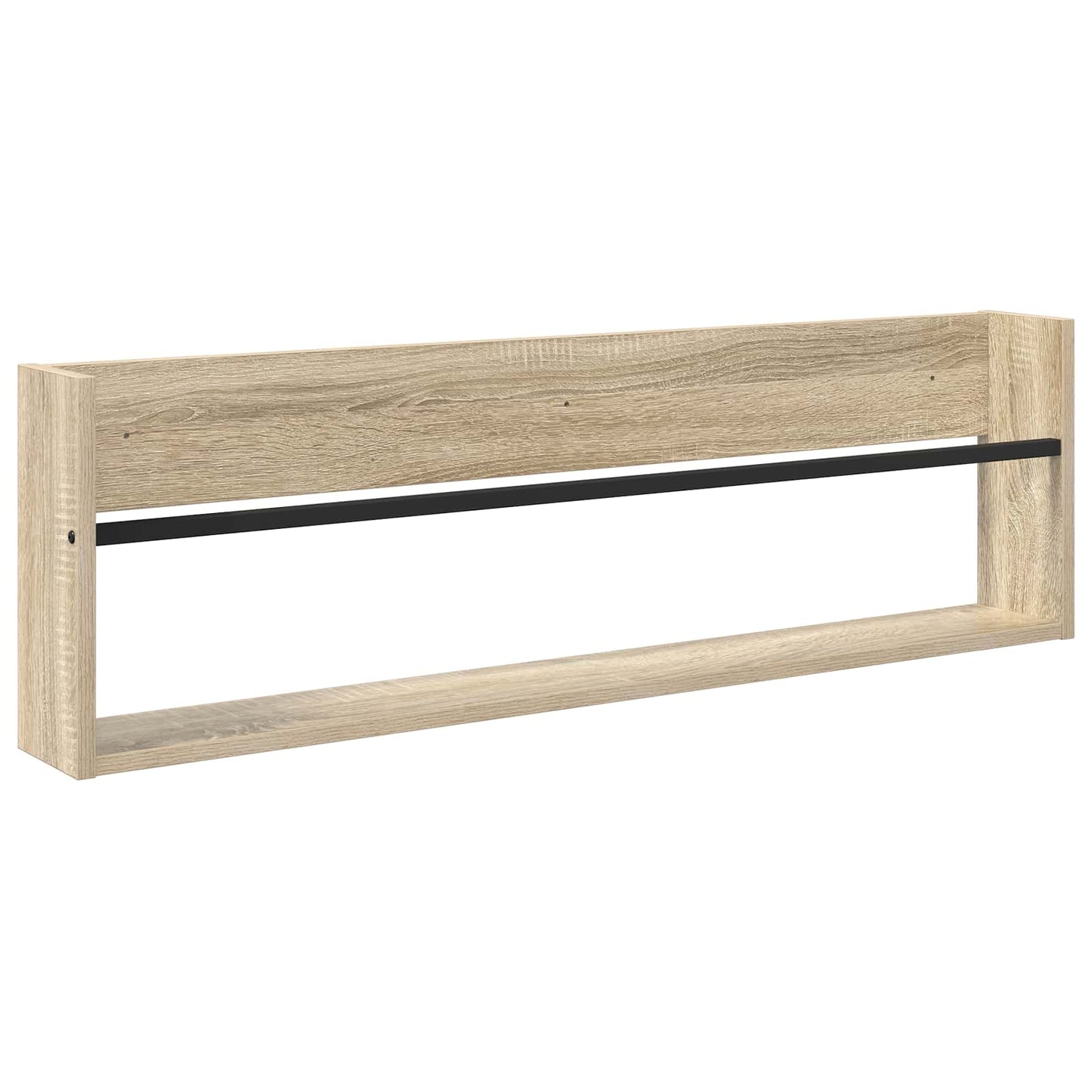 Magazine Rack Sonoma Oak 100 x 12 x 30 cm Engineered Wood
