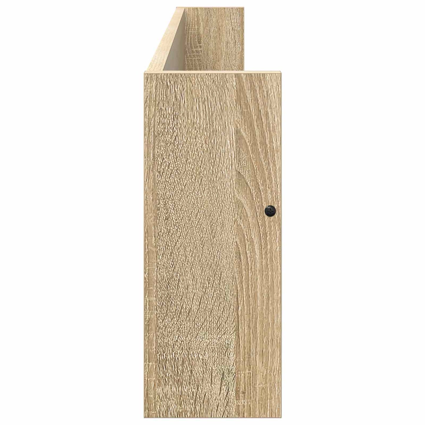 Magazine Rack Sonoma Oak 100 x 12 x 30 cm Engineered Wood