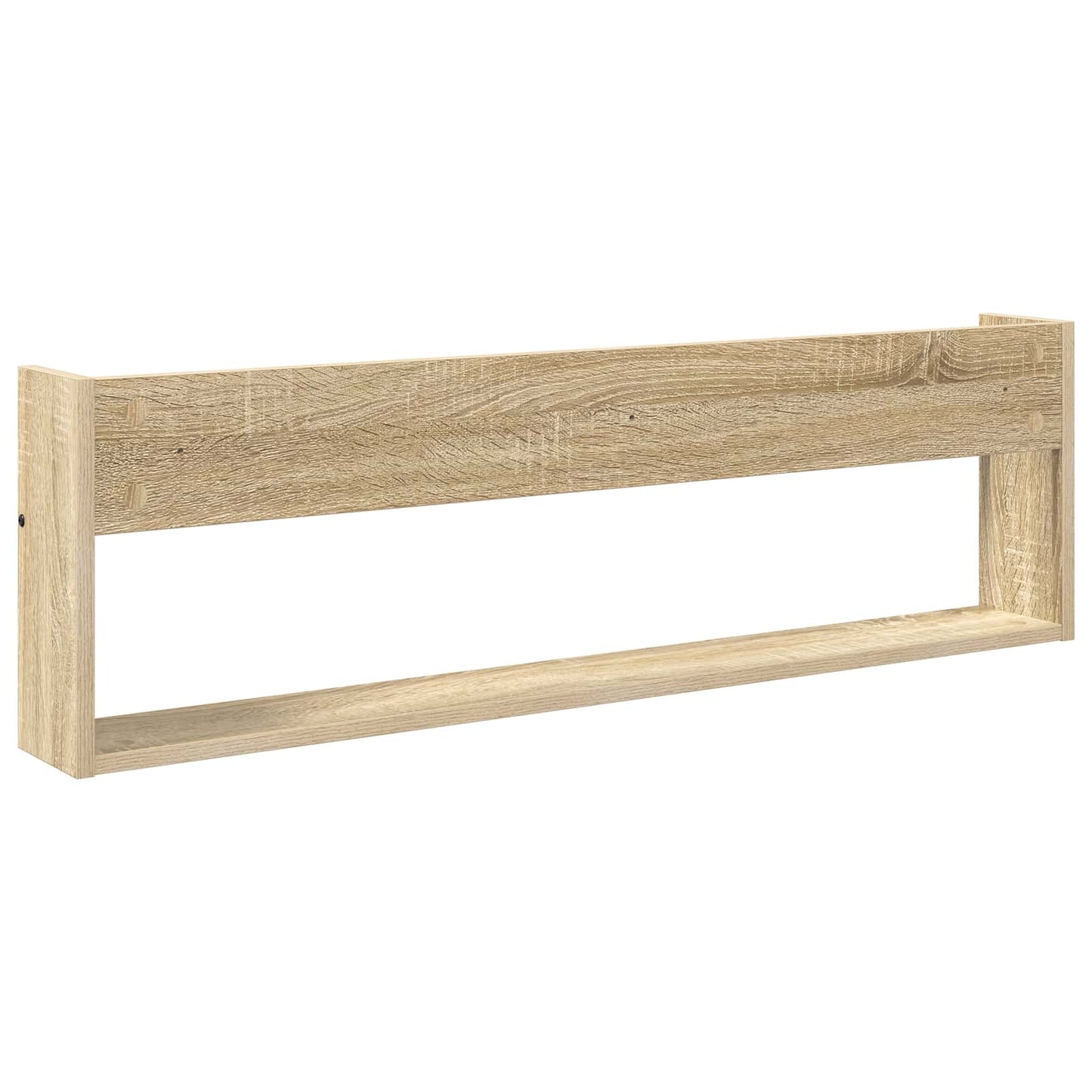 Magazine Rack 2 pcs Sonoma Oak 100 x 12 x 30 cm Engineered Wood