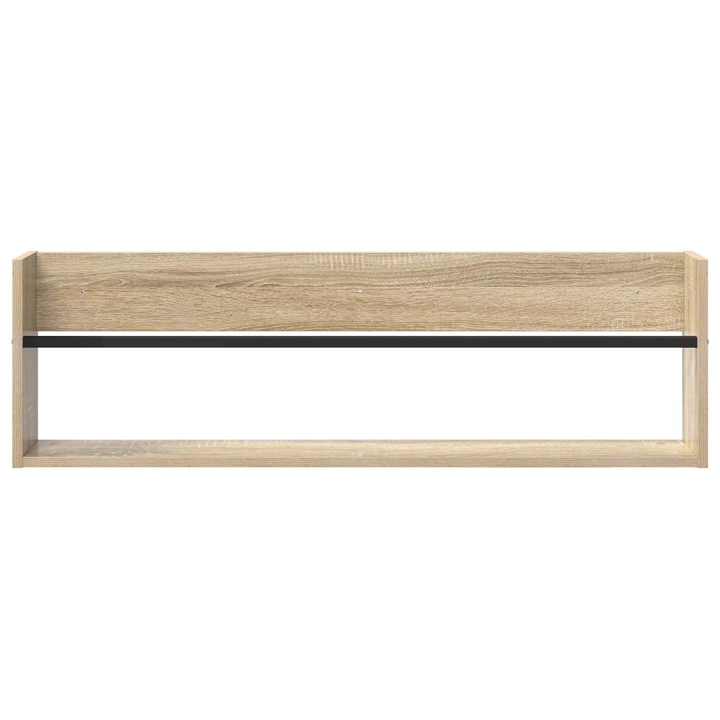 Magazine Rack 2 pcs Sonoma Oak 100 x 12 x 30 cm Engineered Wood